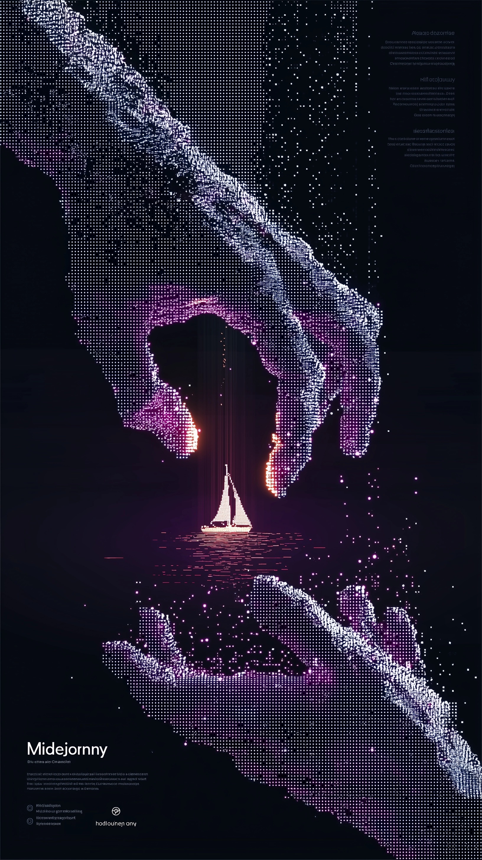 Futuristic Hands: A Pixelated Creation