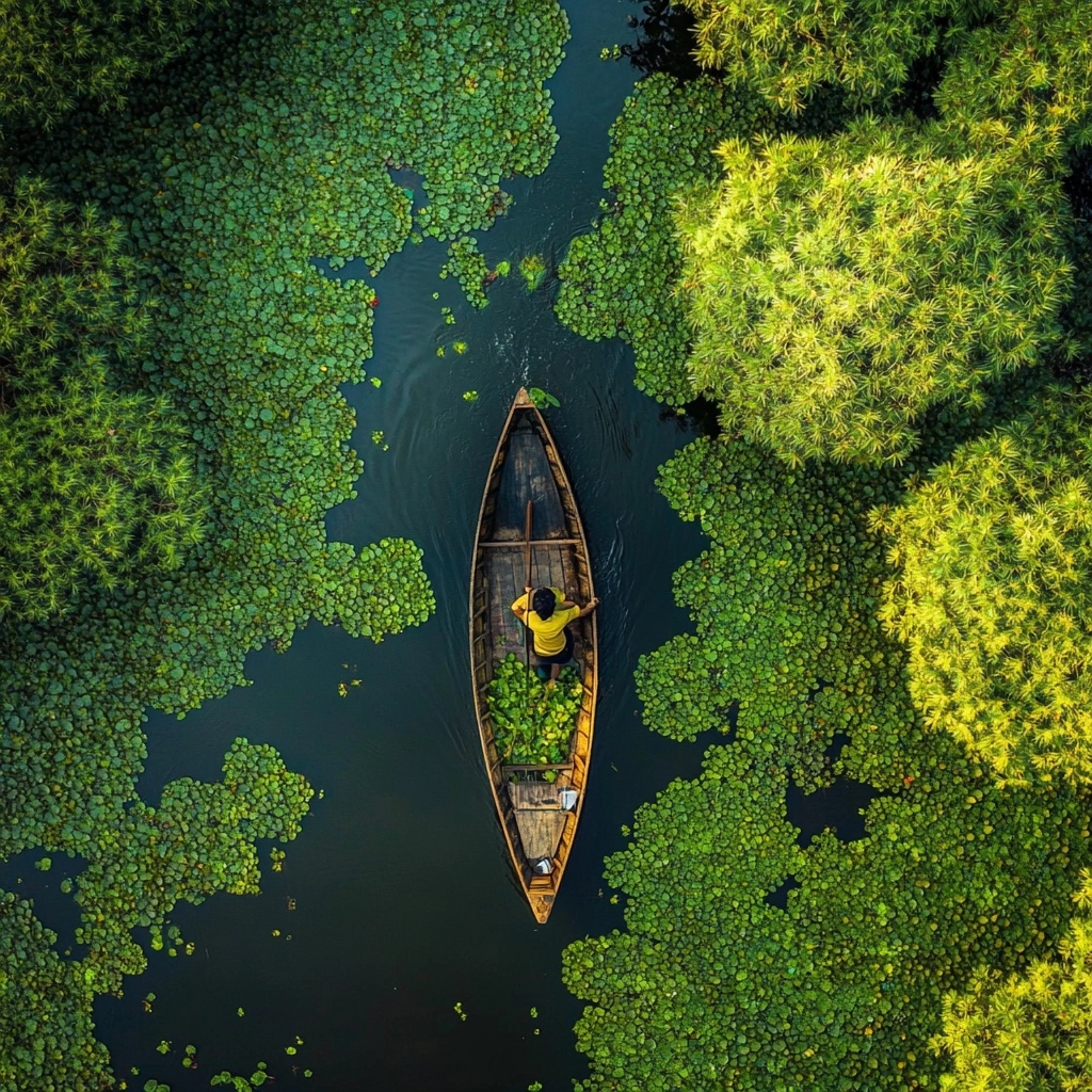 Explore Vembanad Lake: Serenity on a Boat