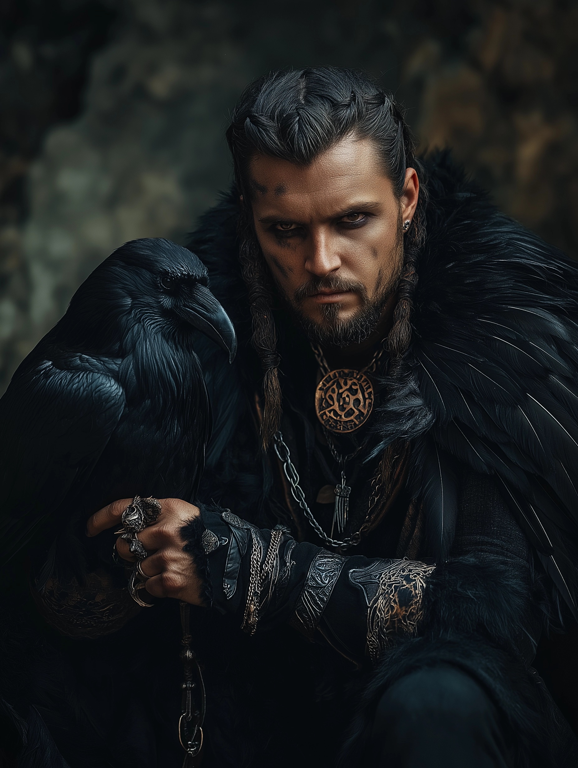 Charismatic Viking: A Dark Fantasy Photo Adventure