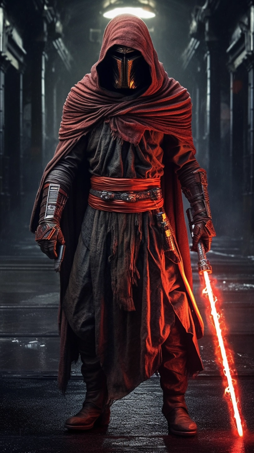 Legendary Jedi Sith Warrior: Cinematic Still Shot