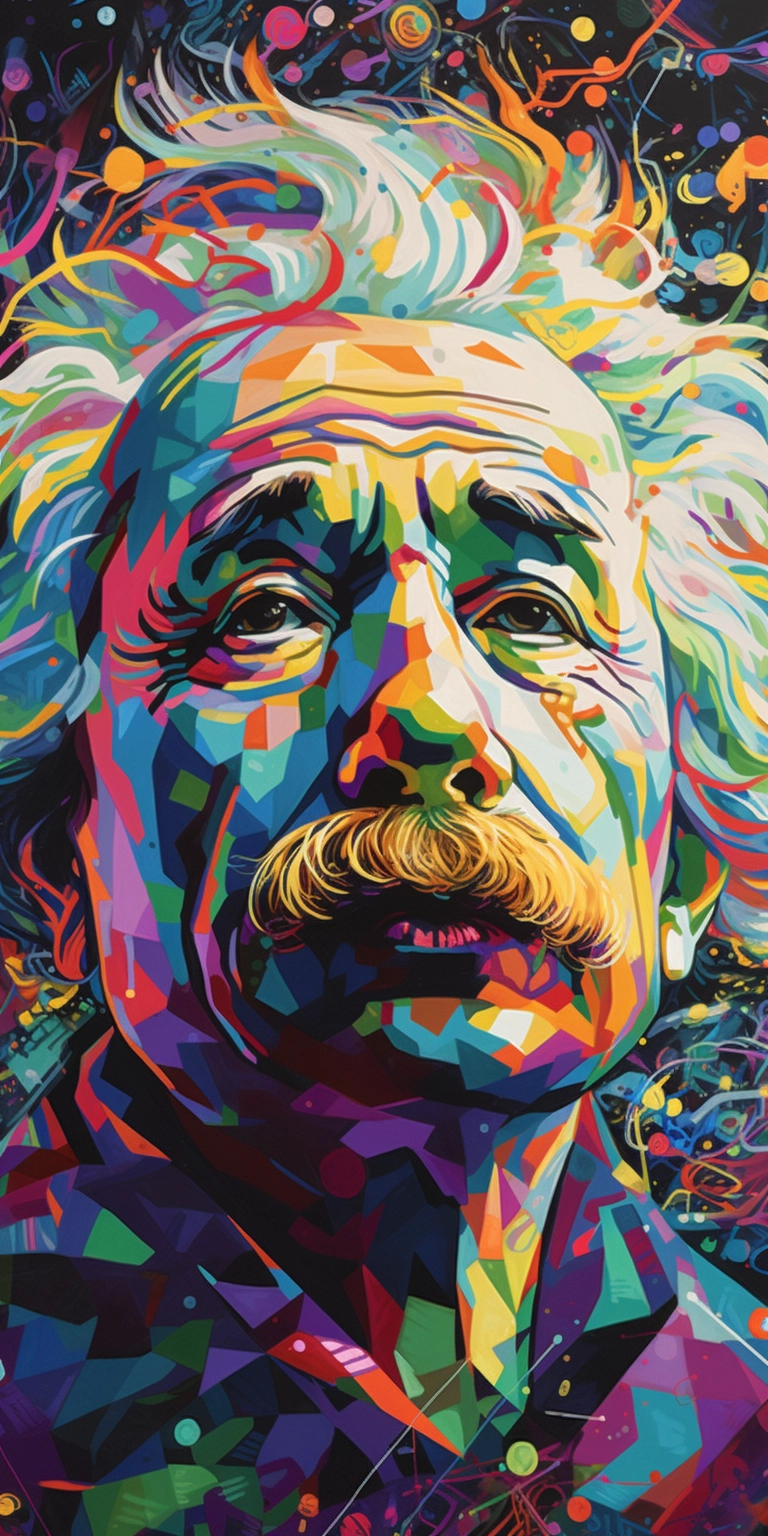 Ultra-Detailed Portraits of Albert Einstein