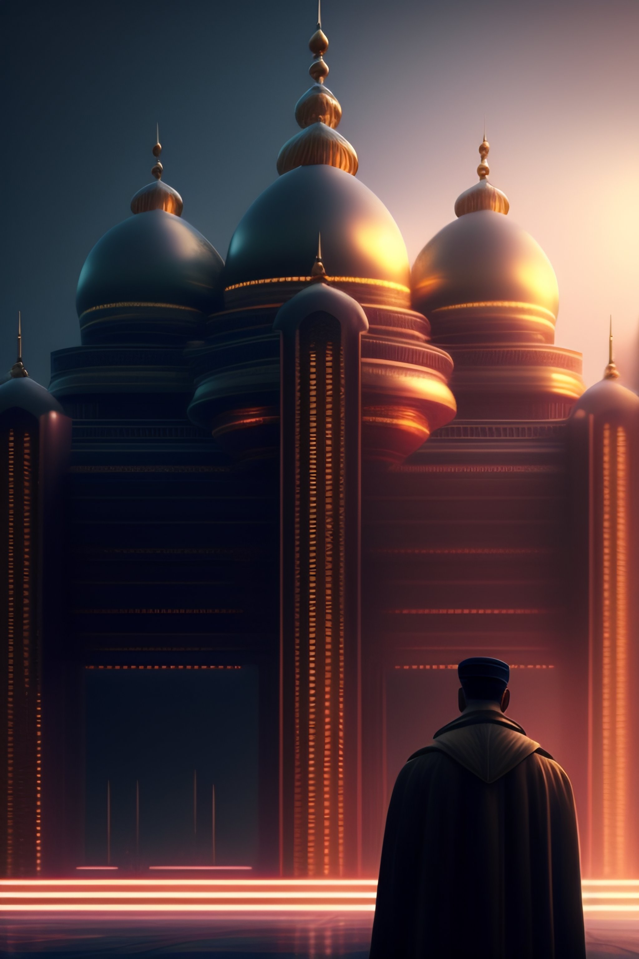 Bladerunner-style Mosque