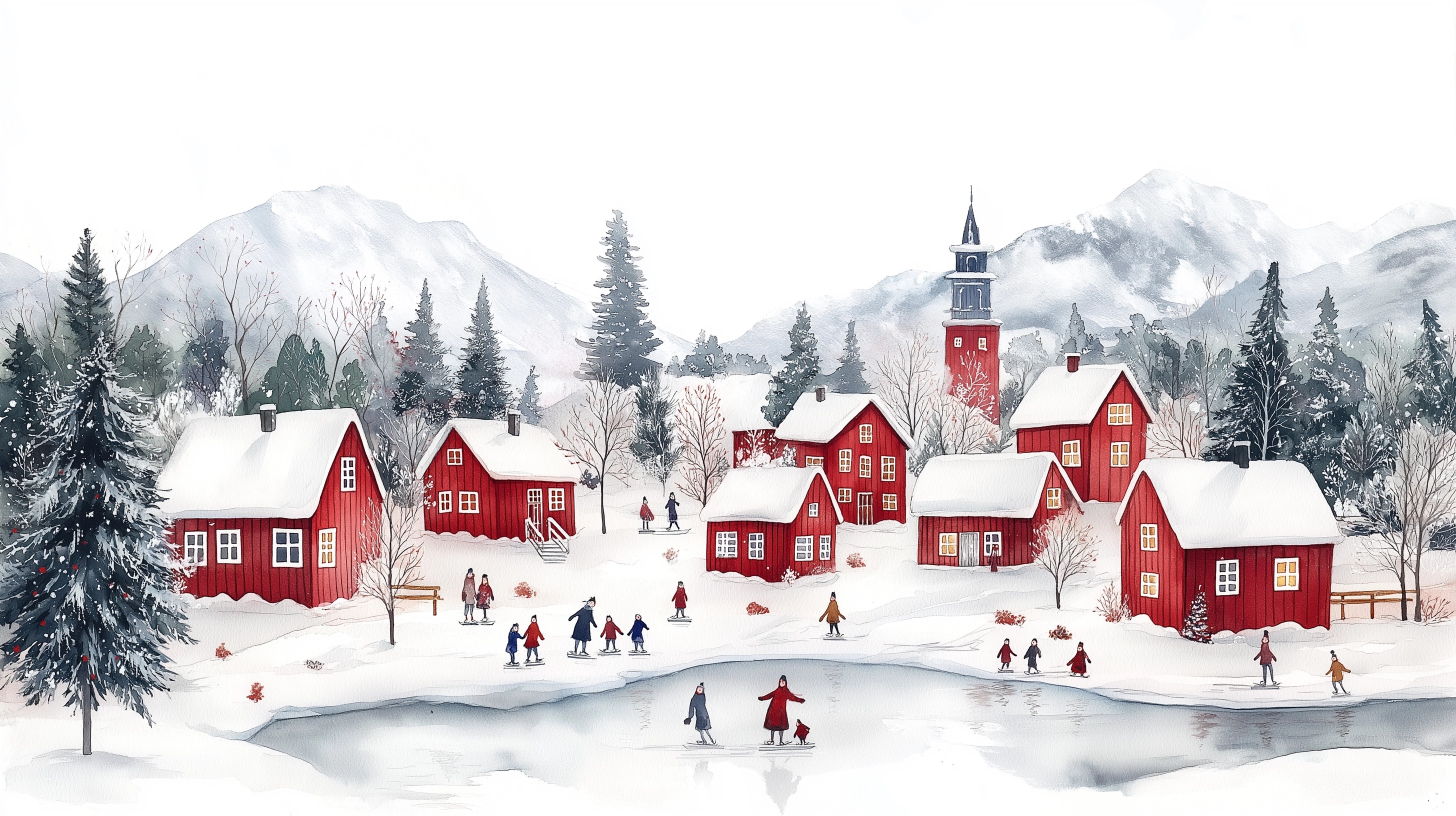 Charming Winter Wonderland in Norway