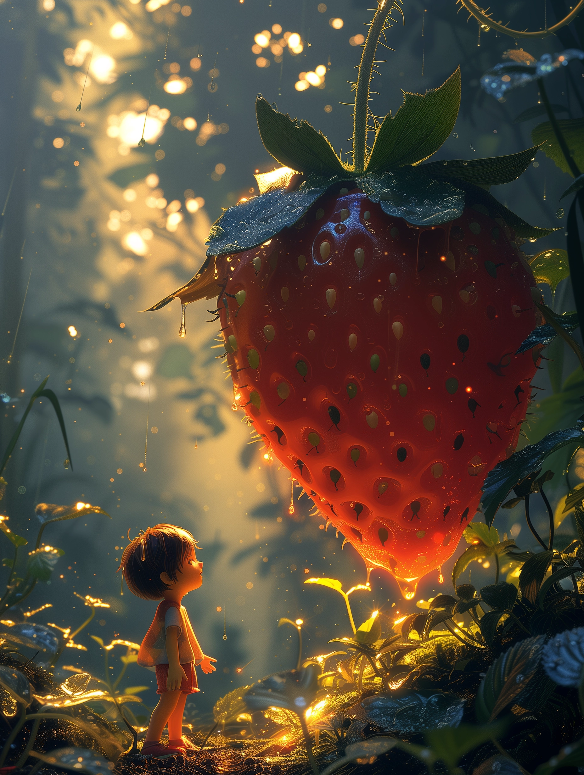 Goro Fujita's Strawberry Surprise: A Tale of a Boy and a Fruit