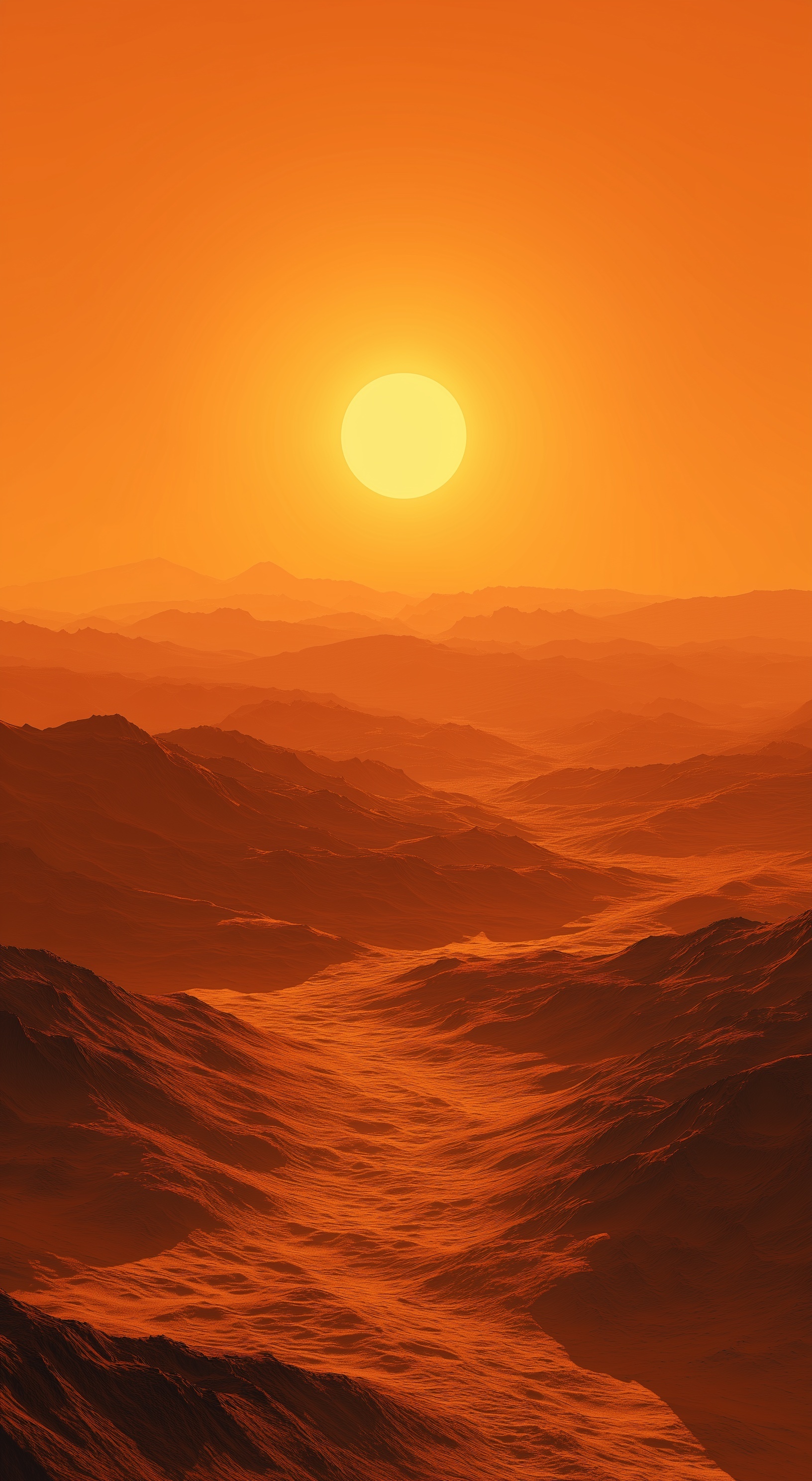 Alien Dunes: Vibrant Sand Art for Your Space