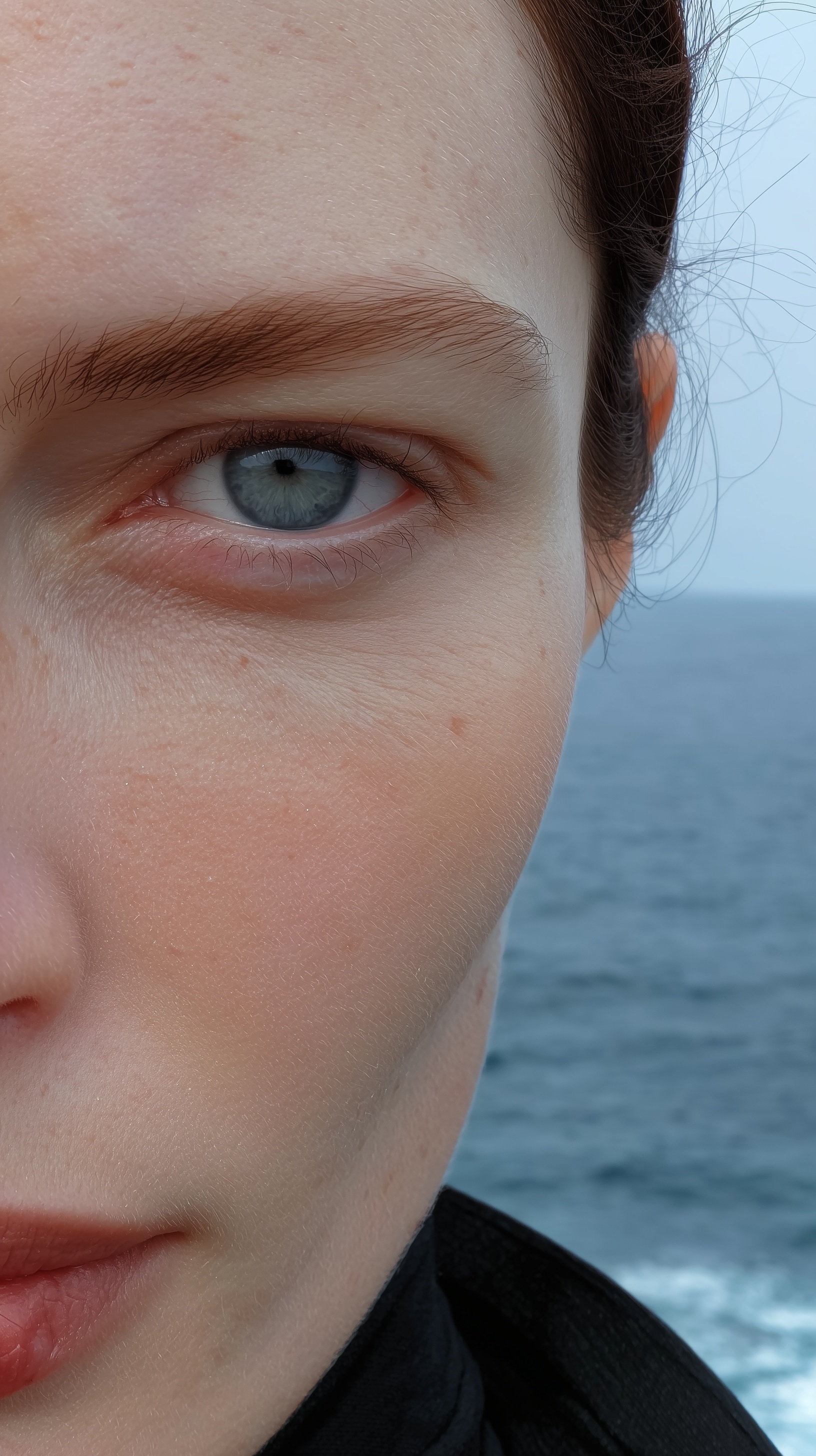 Captivating Evening Portrait by the Sea