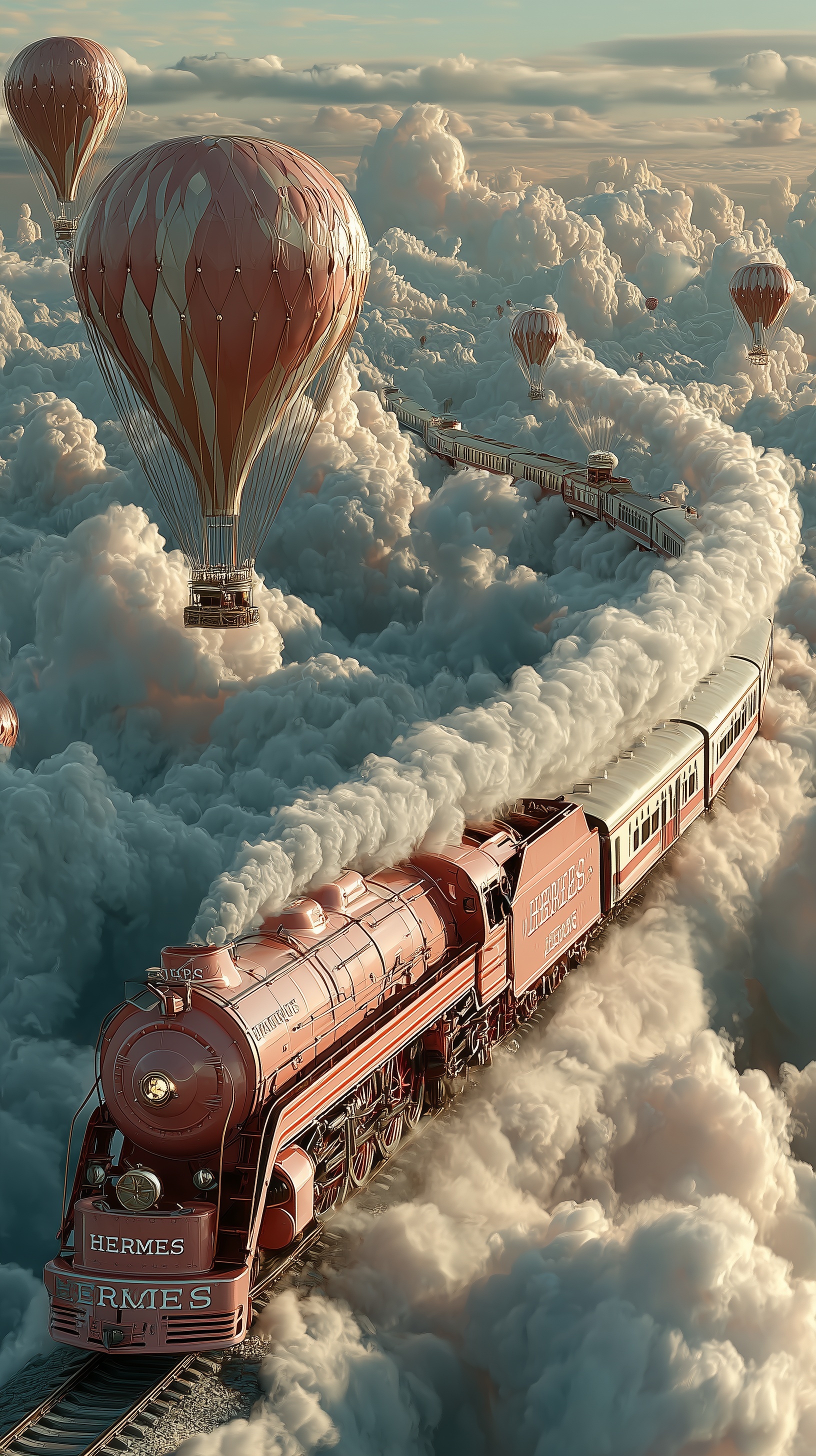 Experience Luxury: Dreamlike Aerial Locomotive