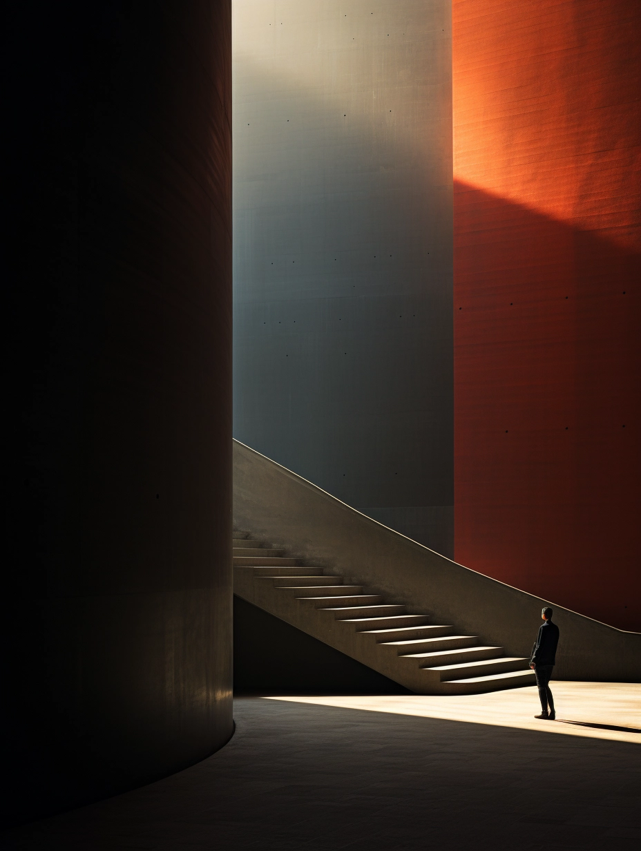 Surreal Architectural Marvels: A Sunlit Hope in Modern Minimalism