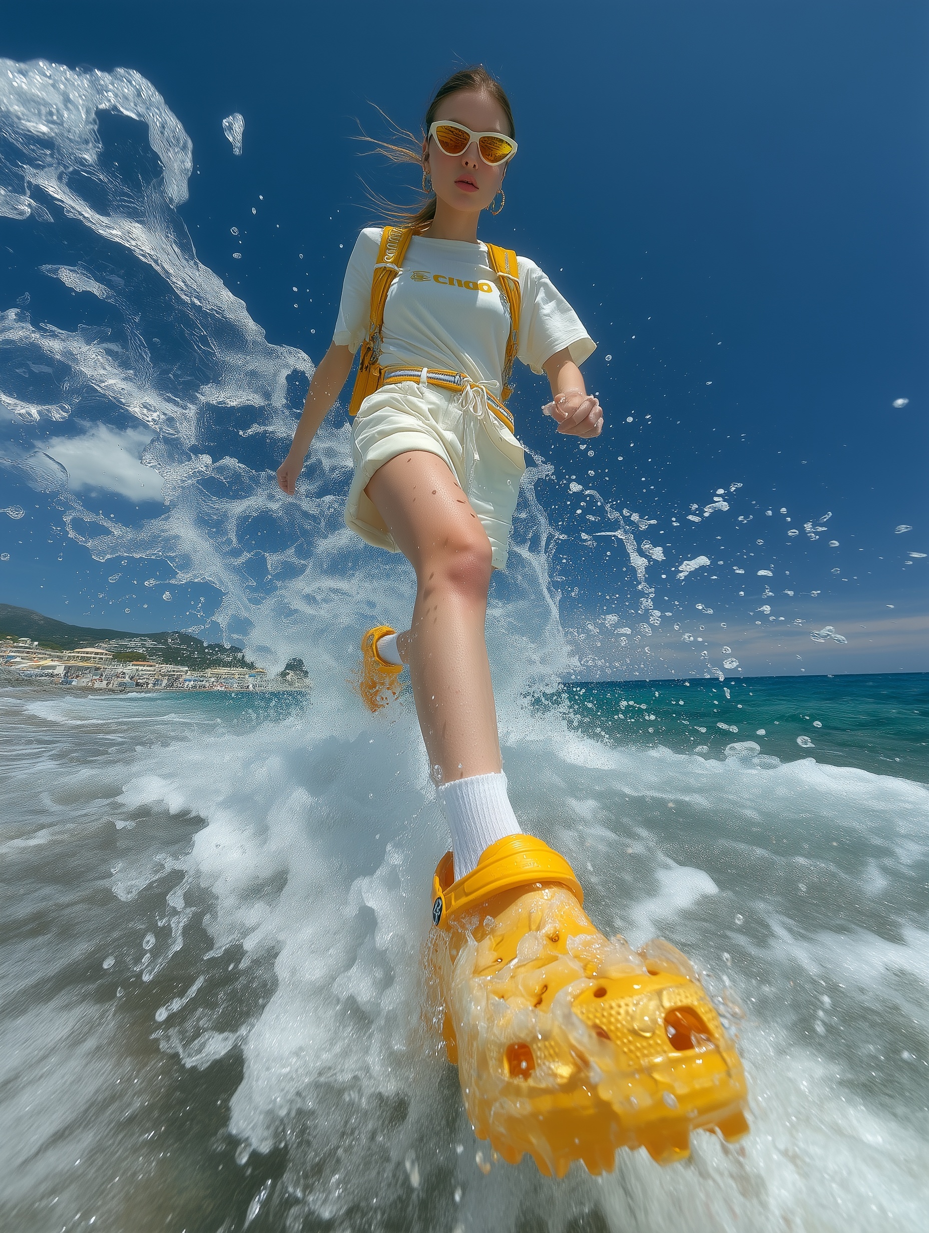 Dynamic Beach Escape: A Surreal Summer Adventure