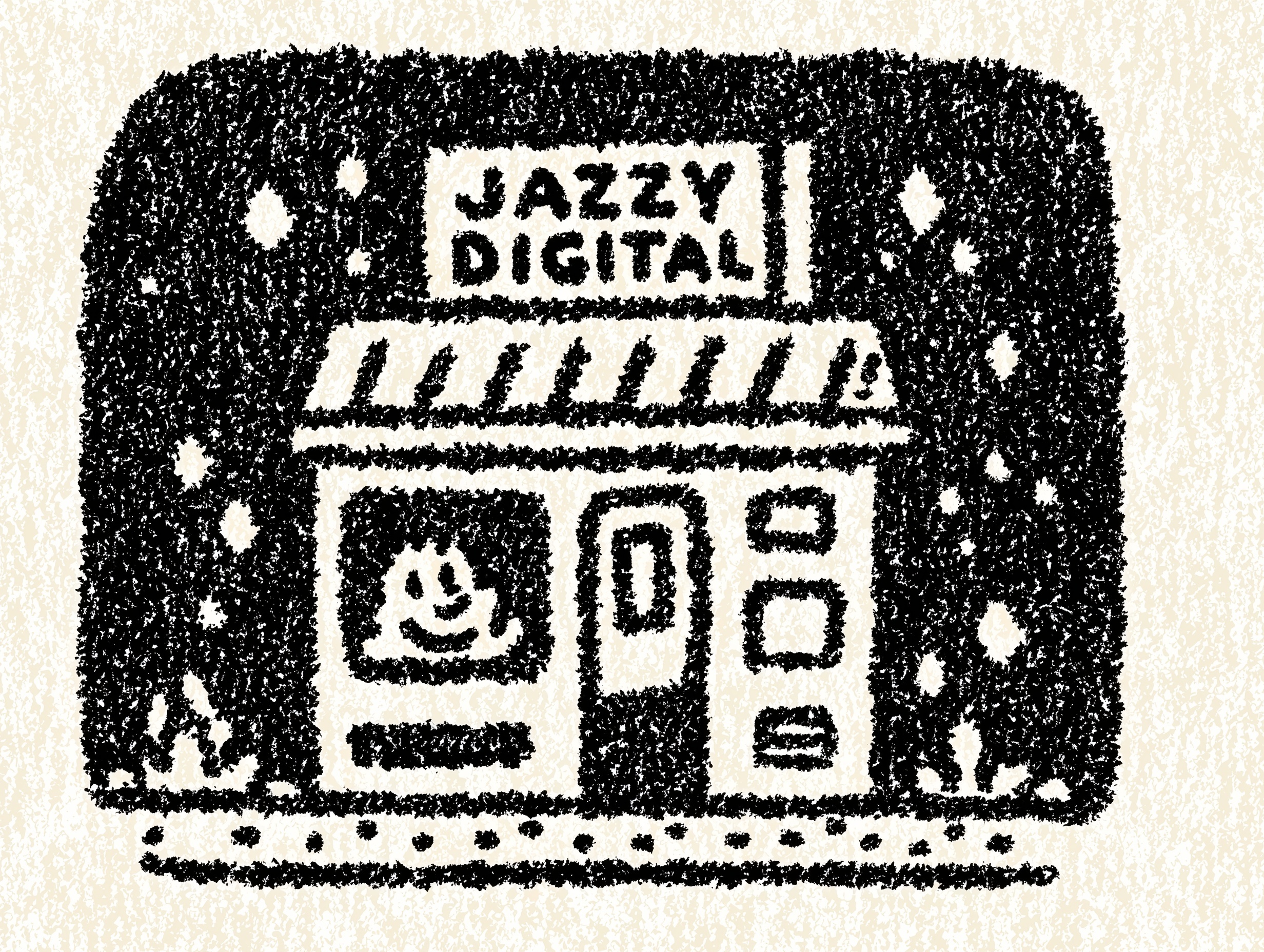 Retro Jazzzy Digital Logo Design