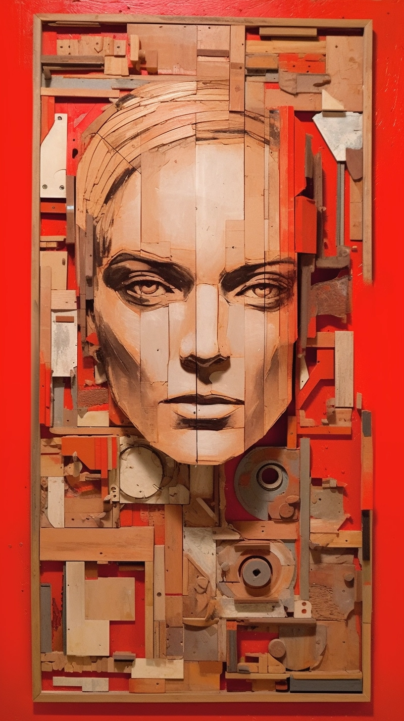 Dystopian Art Portrait Slices