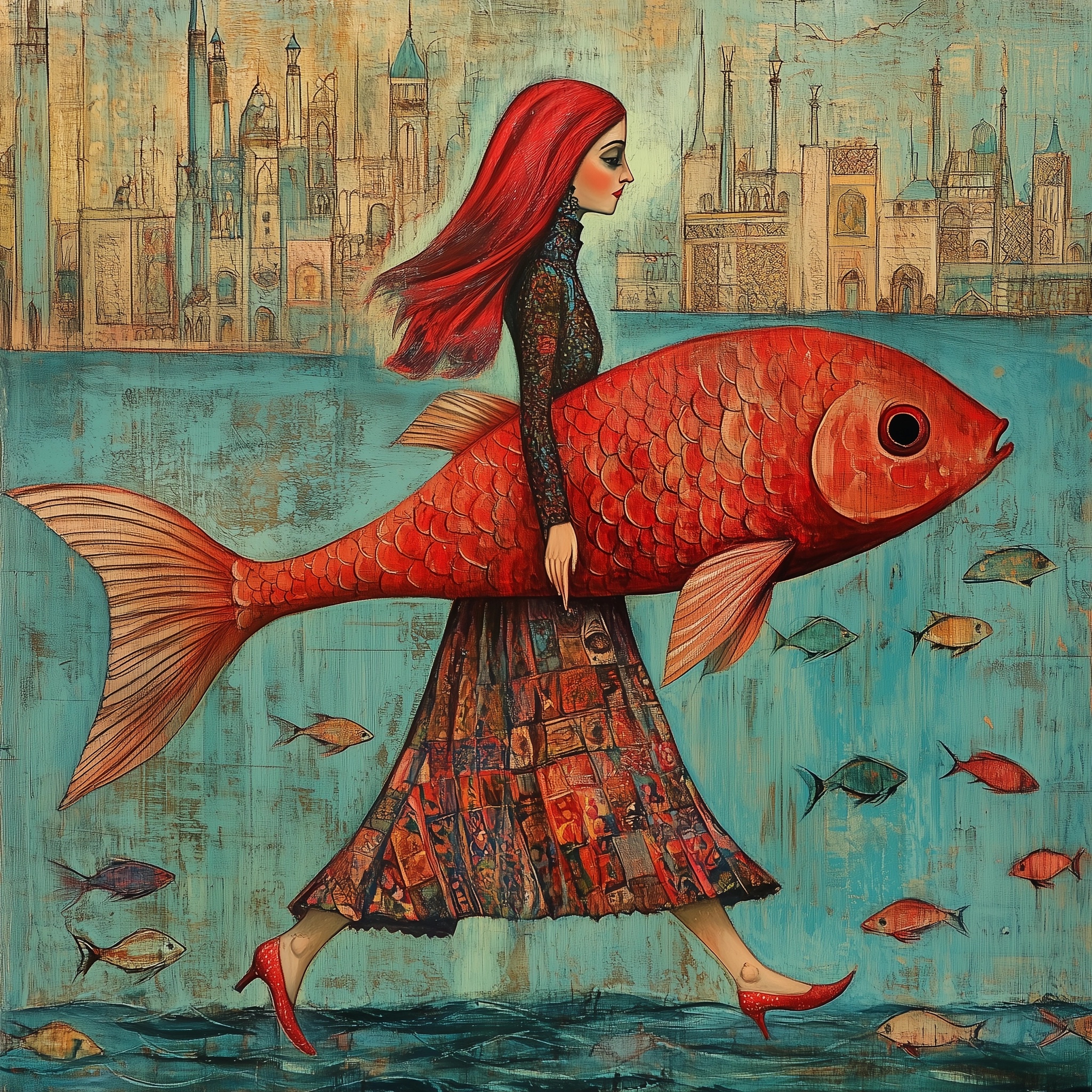 Mermaid's Journey: A Red Fish in Tehran, 1990