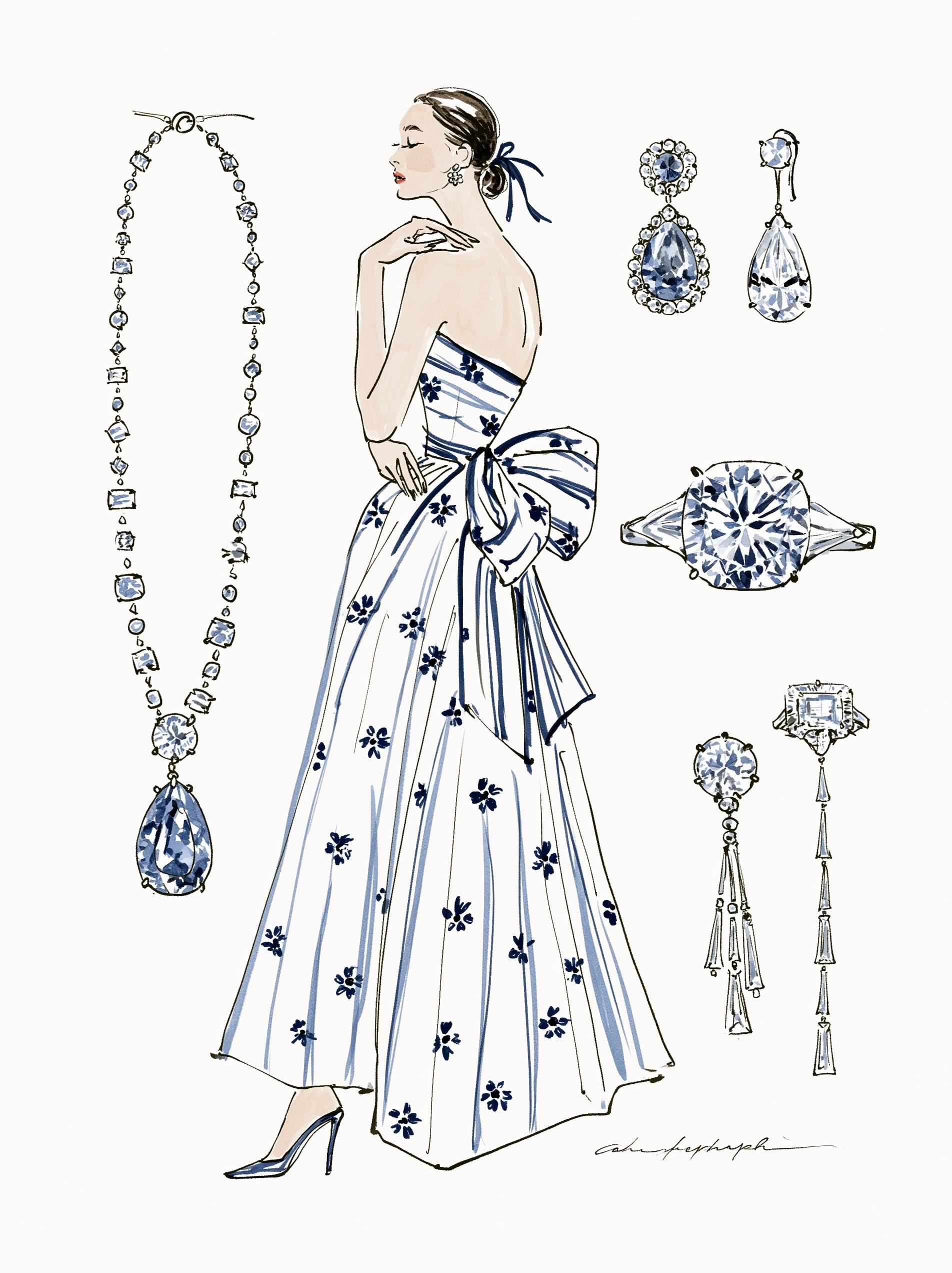 Elegant Jewelry Icons for Display & Design