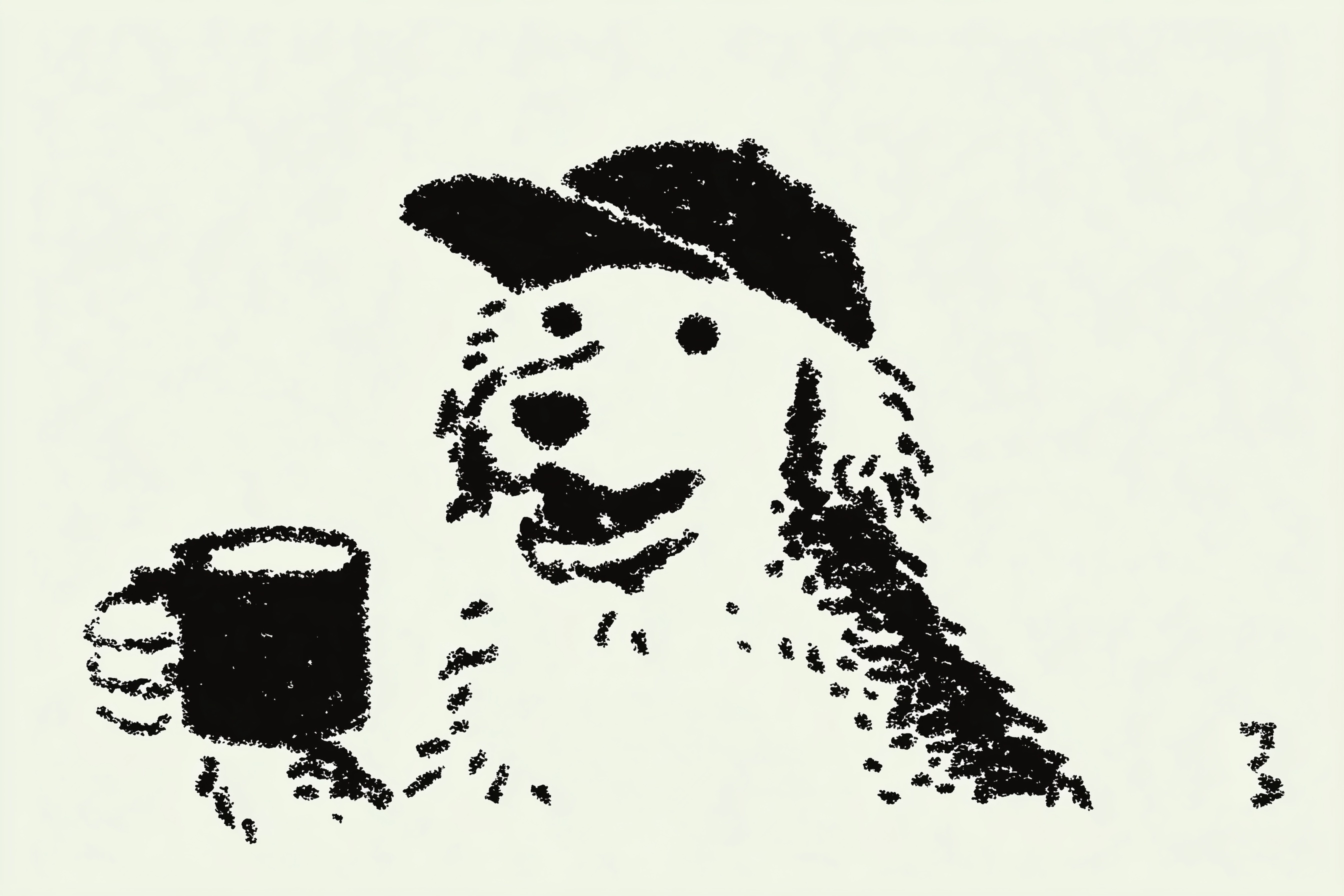 Stylish Golden Retriever Icon for Your Brand