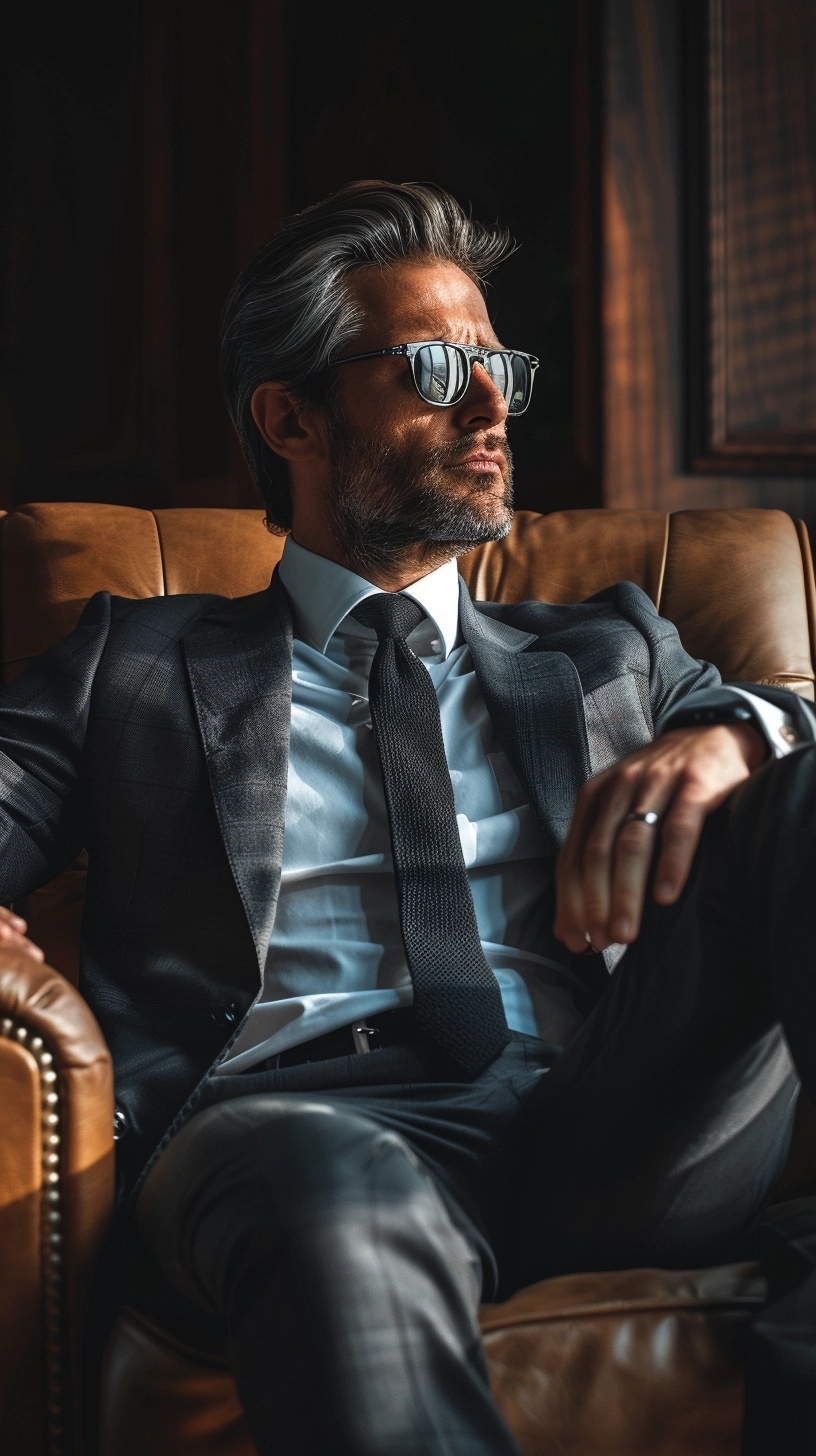 Confident Businessman: Style Meets Strategy