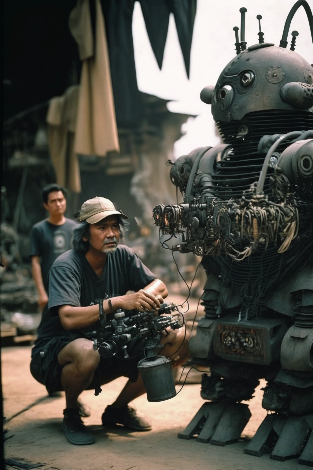 Behind the Scenes: Ayutthaya's Extra Large Robot Workshop