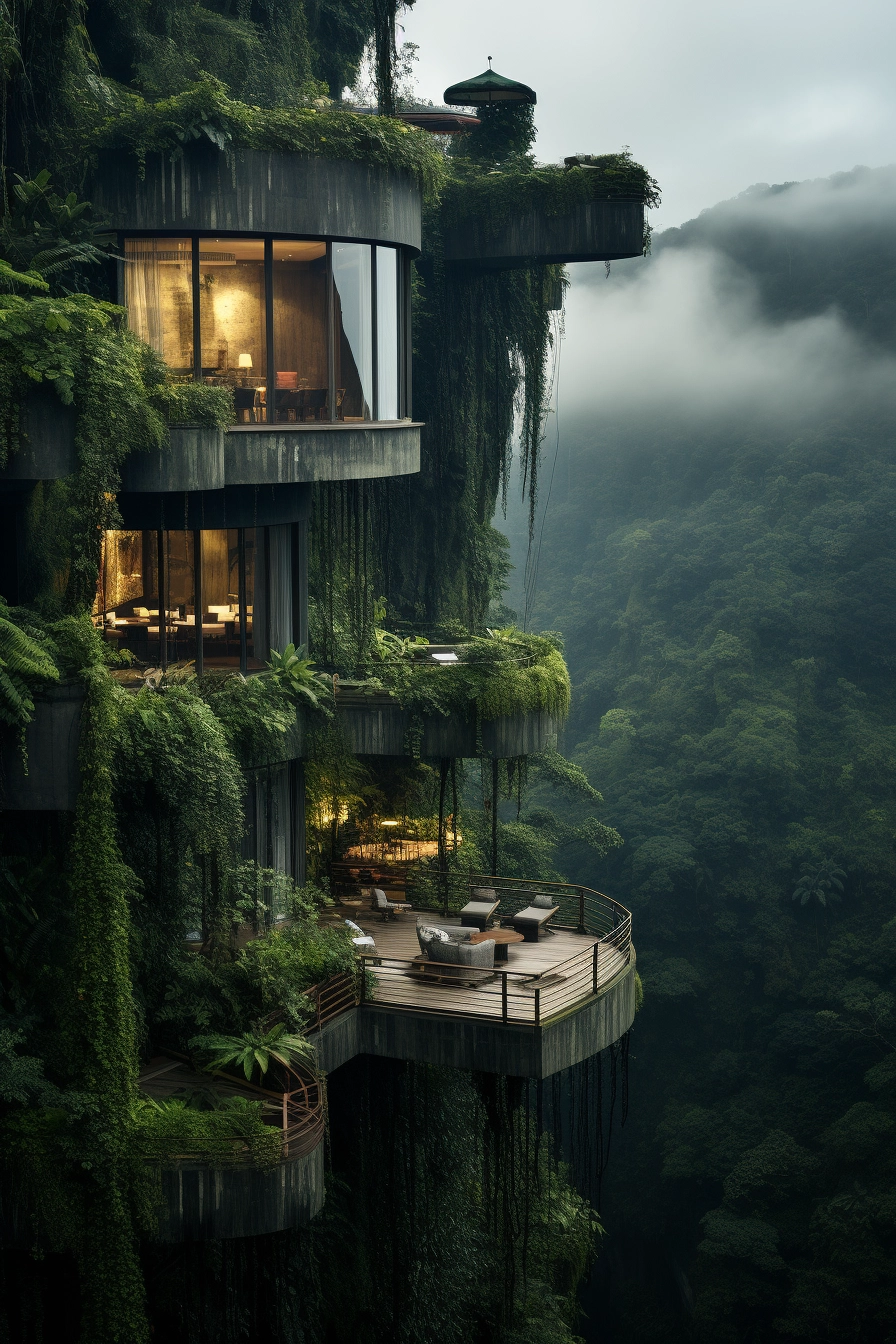 Indonesia Hotel: Tigerlilly Hills - Ethereal Foliage, Cinematic View