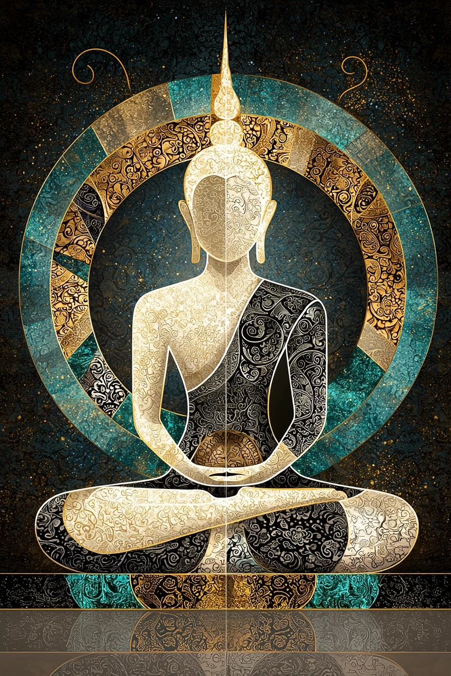 Stunning Buddha Artwork: Embrace Serenity & Detail