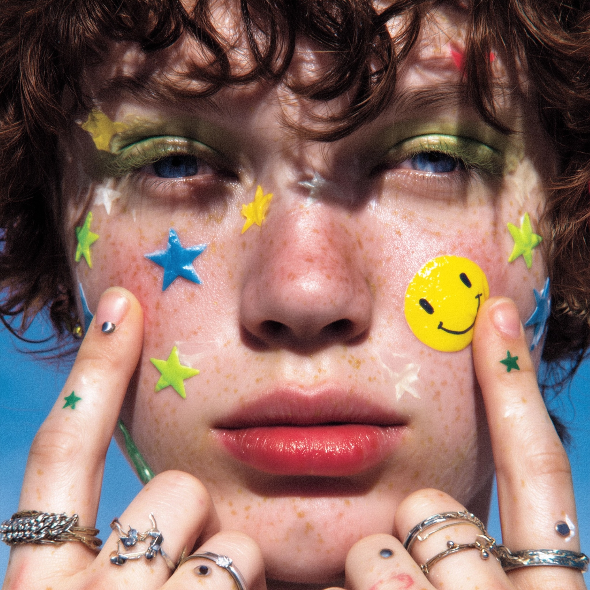 Vibrant Youth Portraits: Expressive and Playful