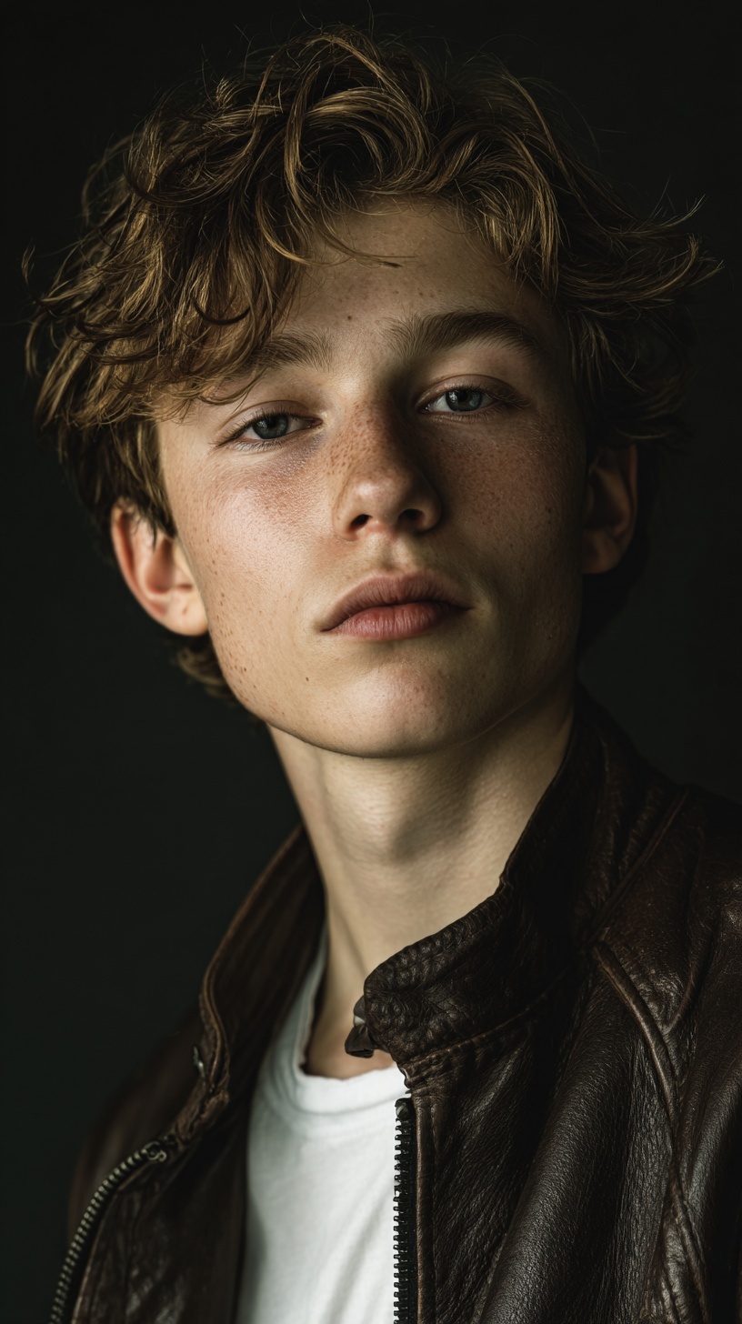 Captivating Portrait of a Young Eastern European Man