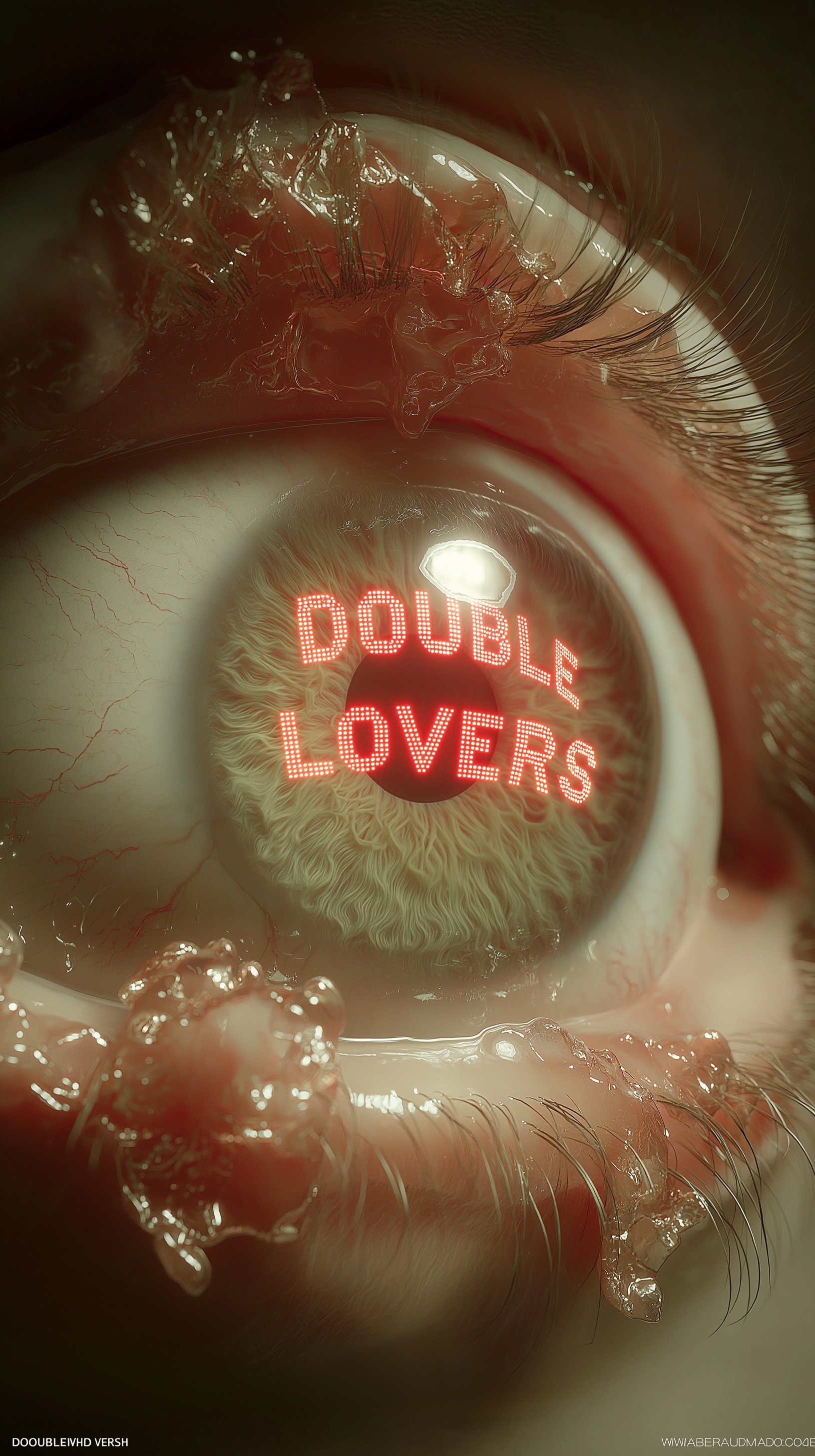 Captivating Eye Photo: Double Lovers Reflected