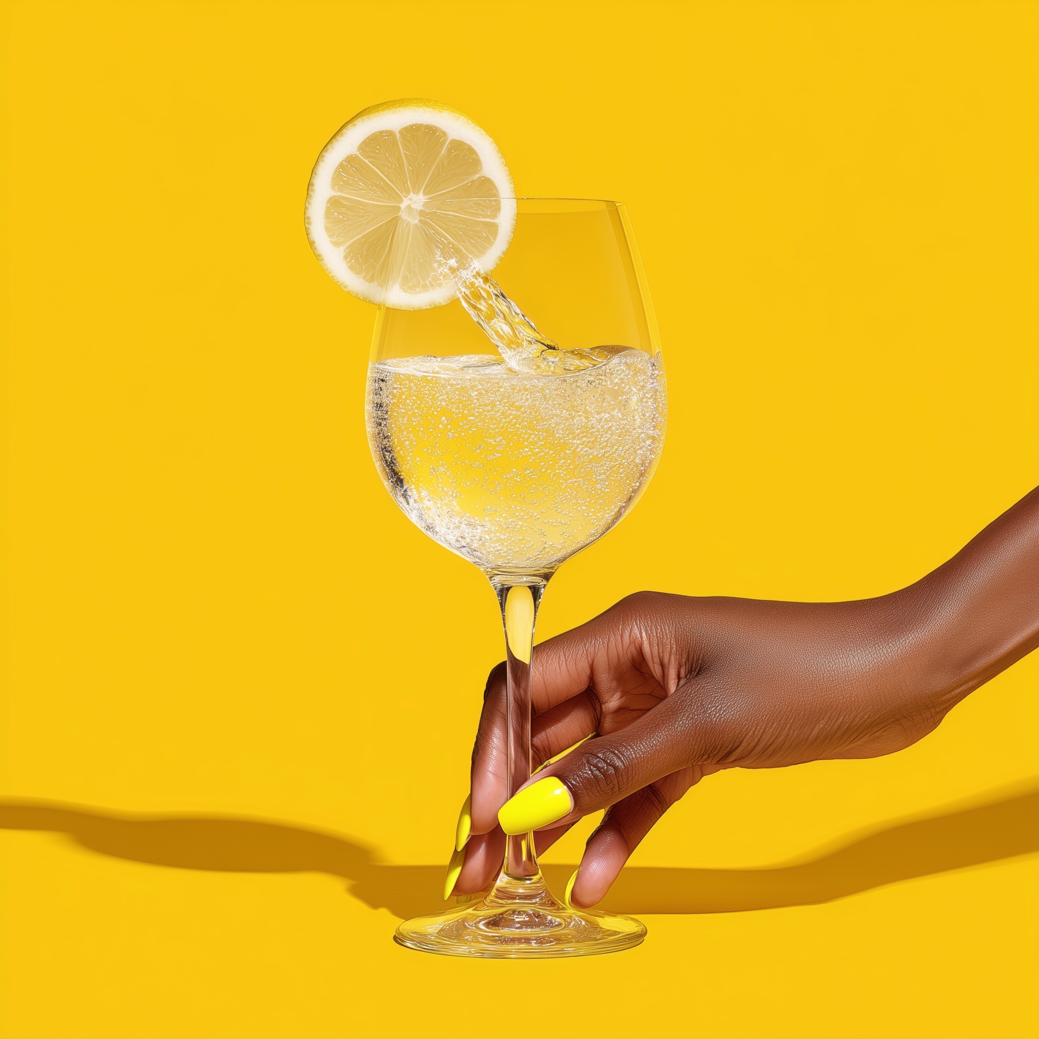 Refresh with Sparkling Lemon Water Bliss