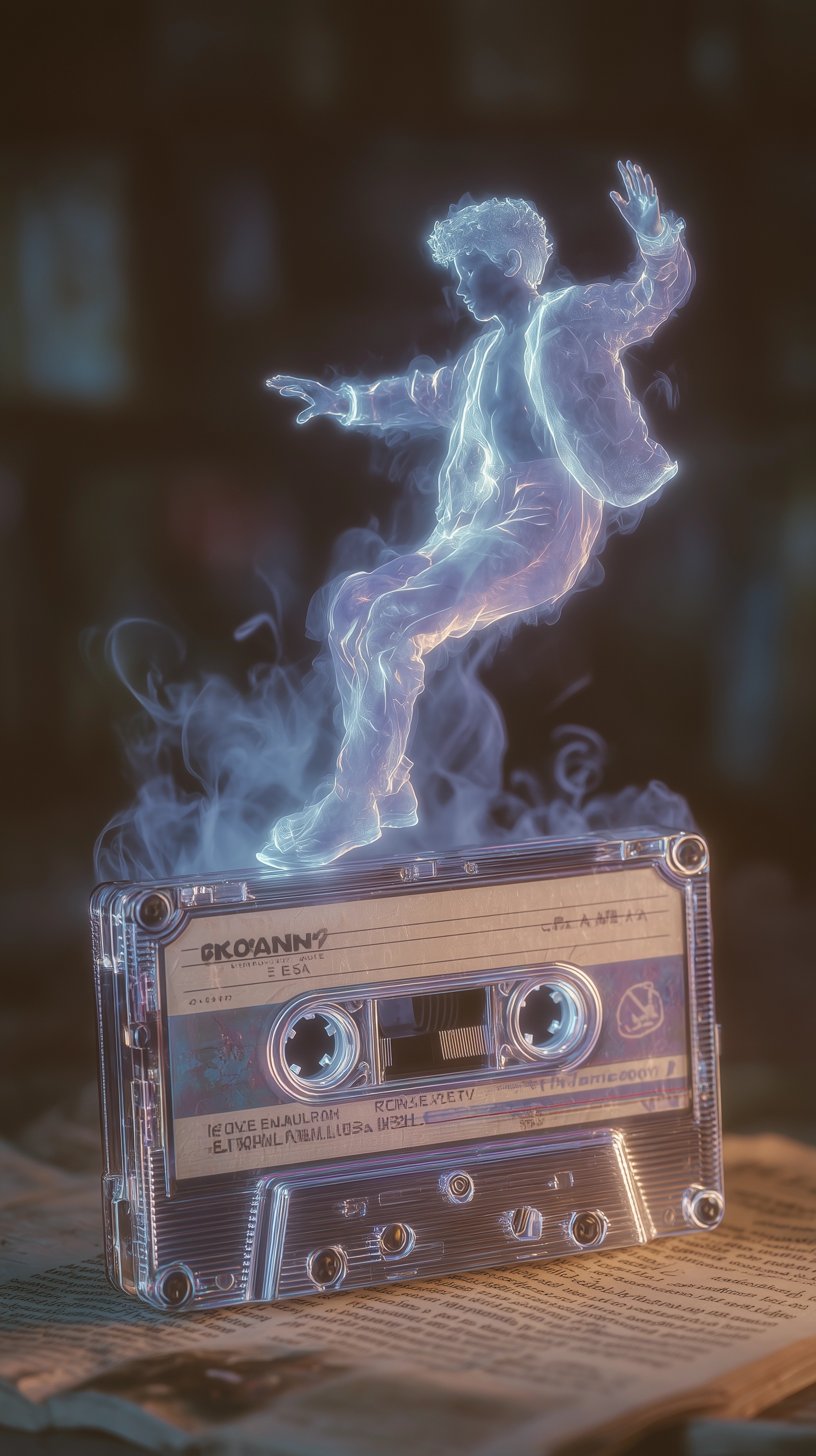 Nostalgic 90s Magic: Frozen Soundwaves and Memories