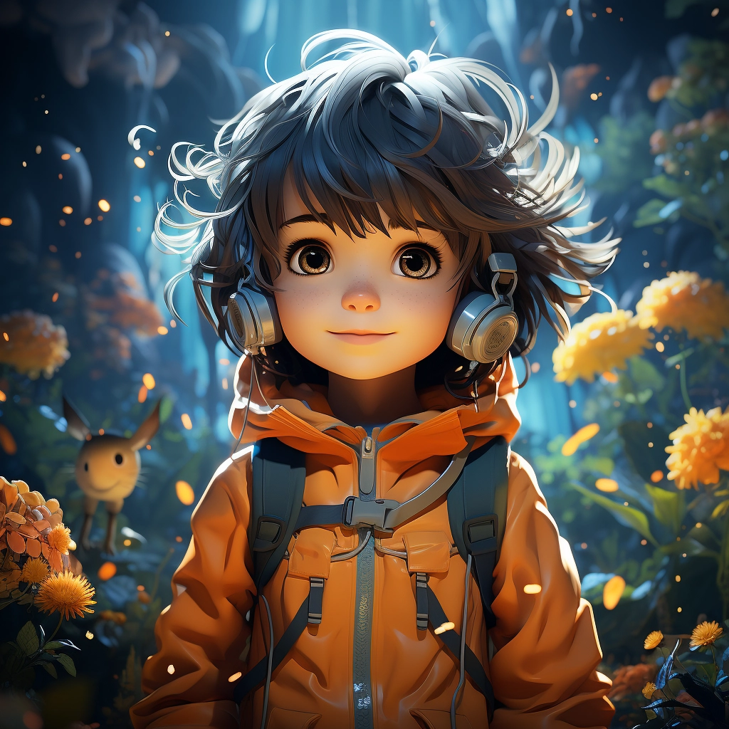 Vibrant Ghibli-Inspired Characters