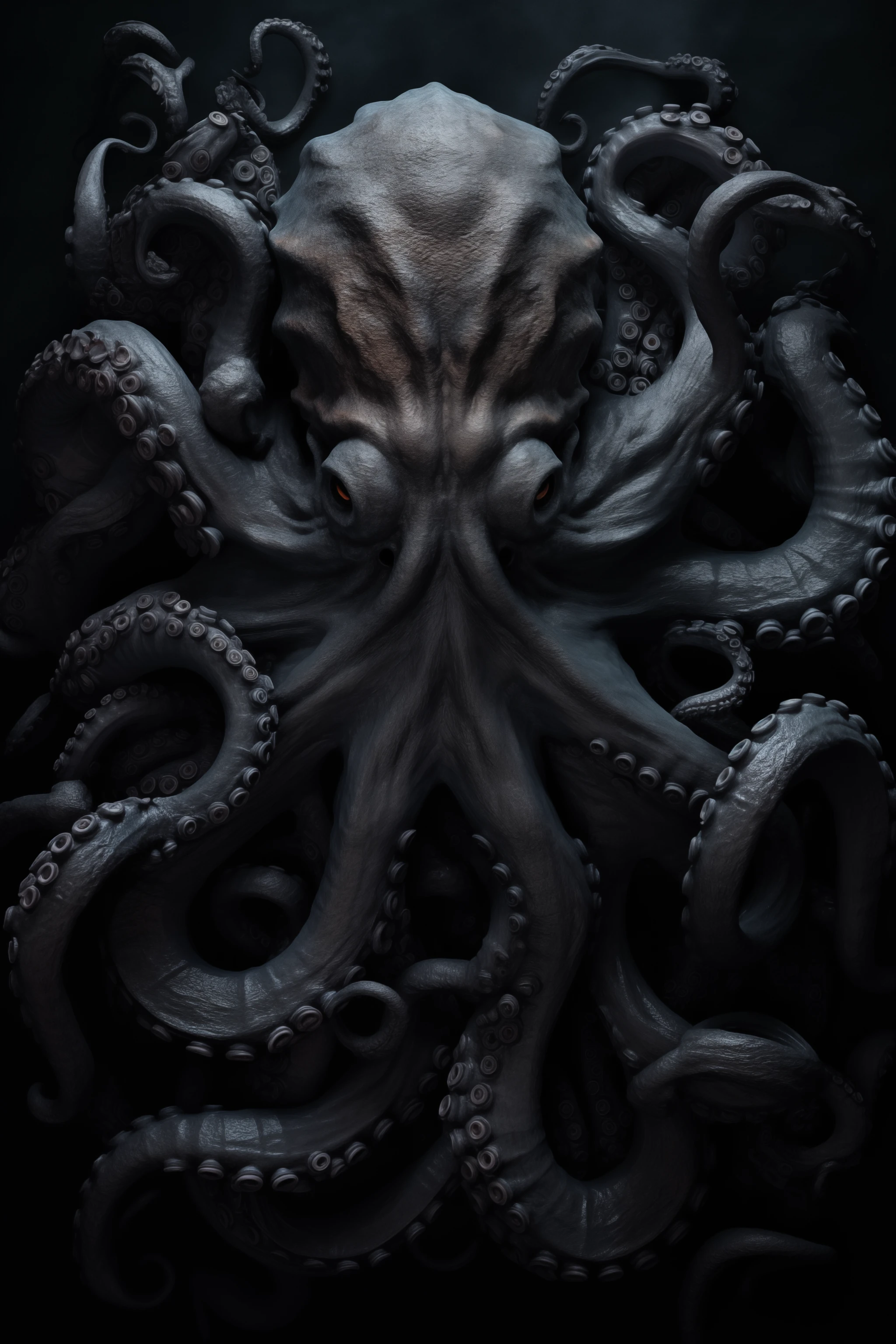 Glimpse into the Abyss: Hyper-Detailed Octopus in UHD