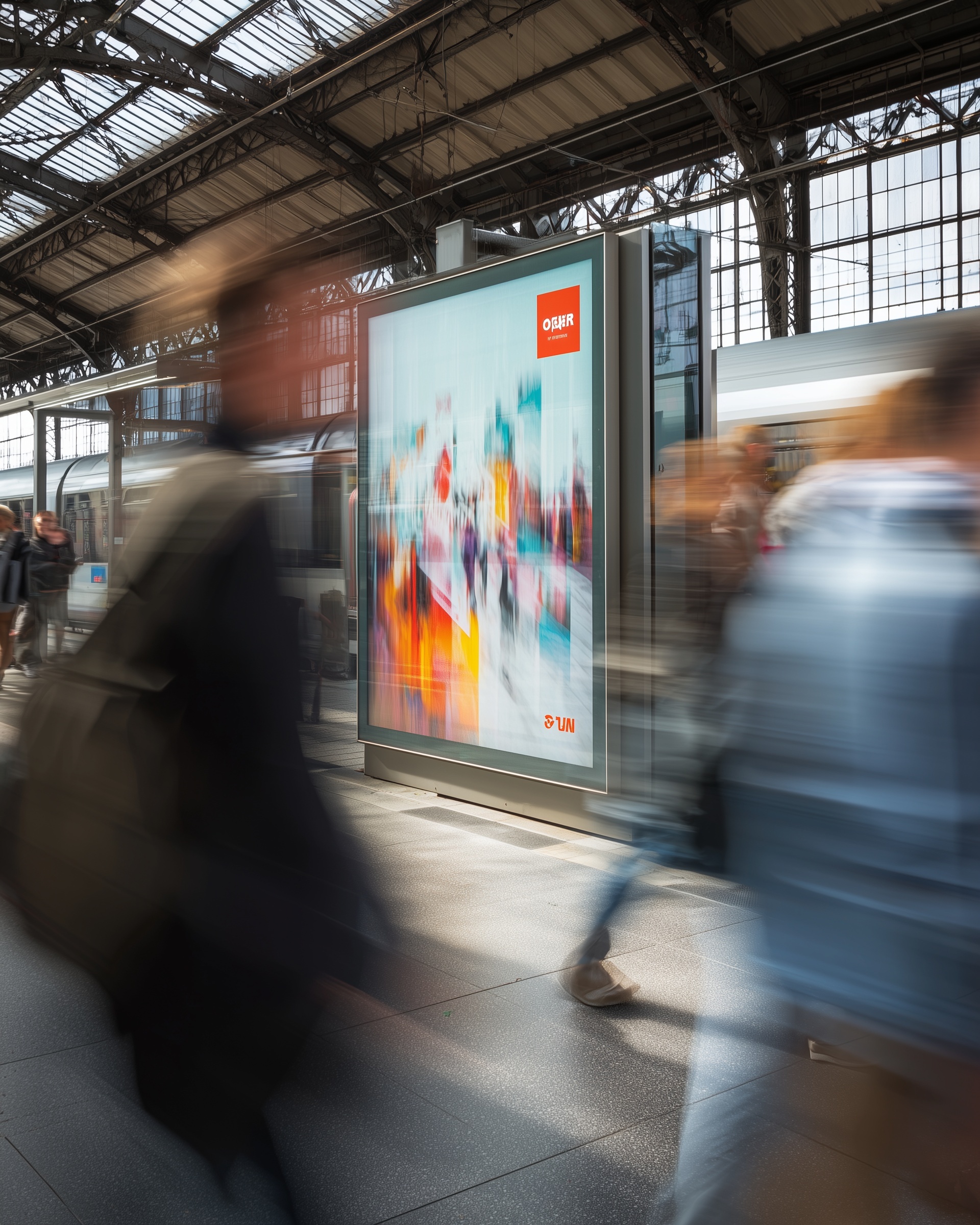 Moderne OOH-Werbung für Ihren Messestand