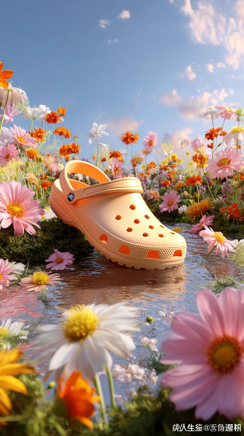 Spring Adventure: Floral Bliss by the Stream
