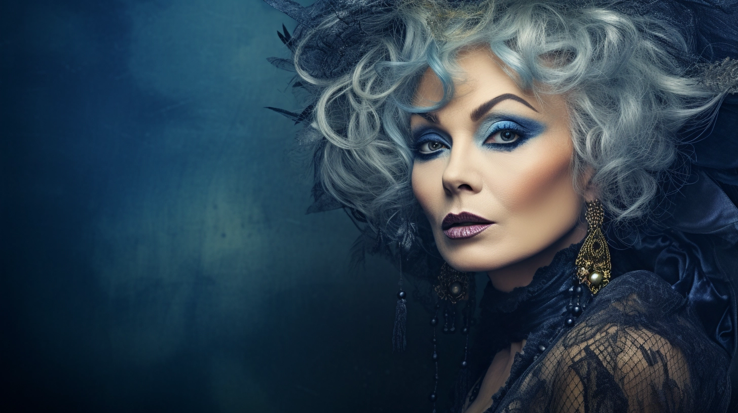 Vintage Metallic Drip: Intricate Desaturated Ultramarine
