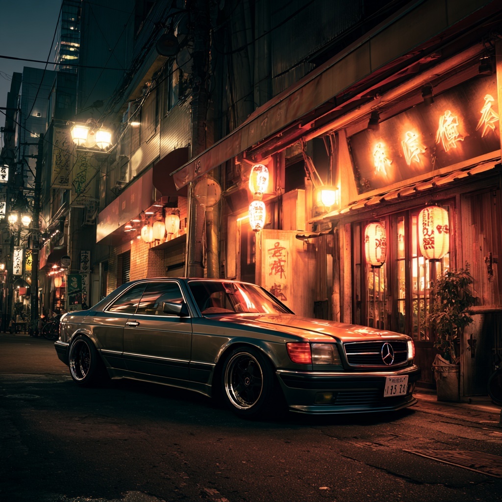 Stunning Dark Grey 1989 Mercedes-Benz 560 SEC AMG