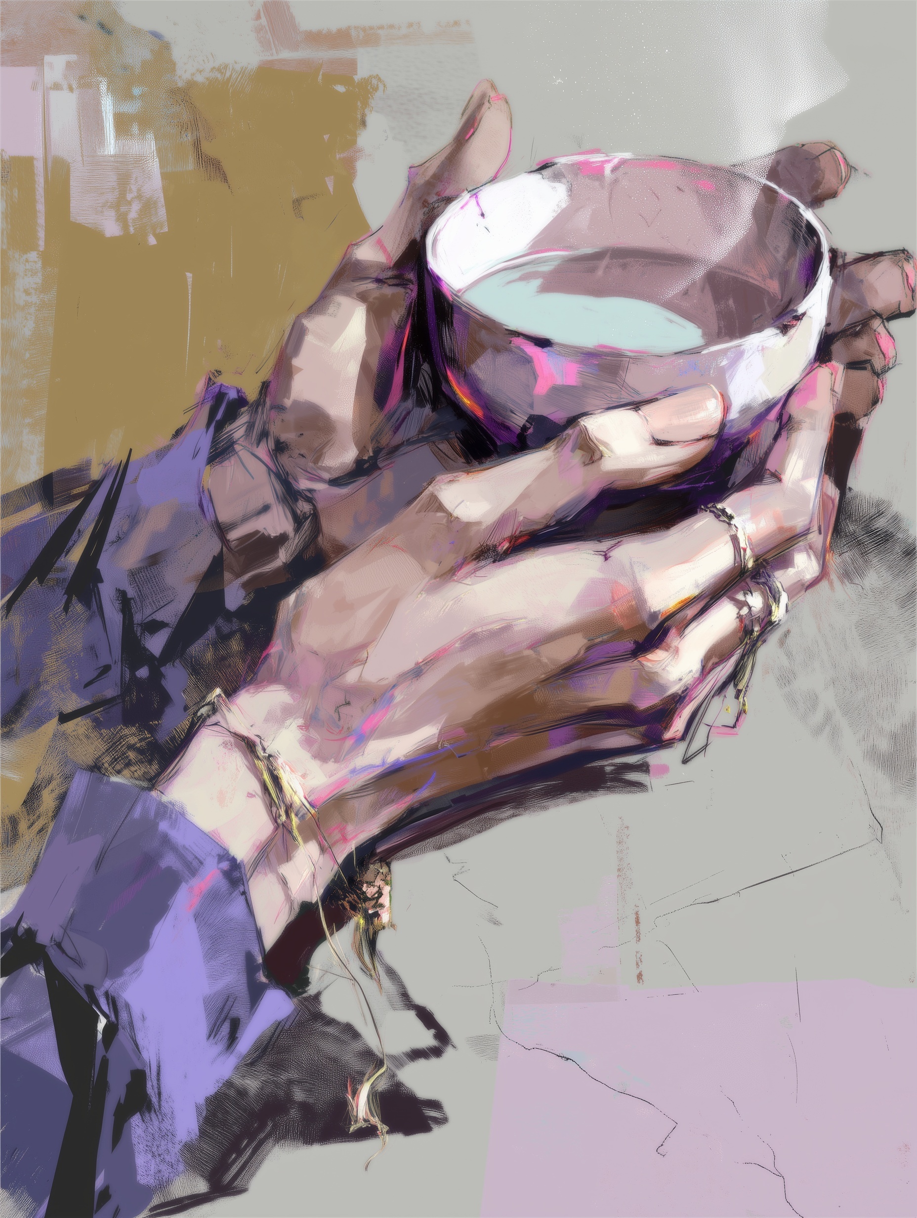 Embrace Stillness: A Teacup's Reflection