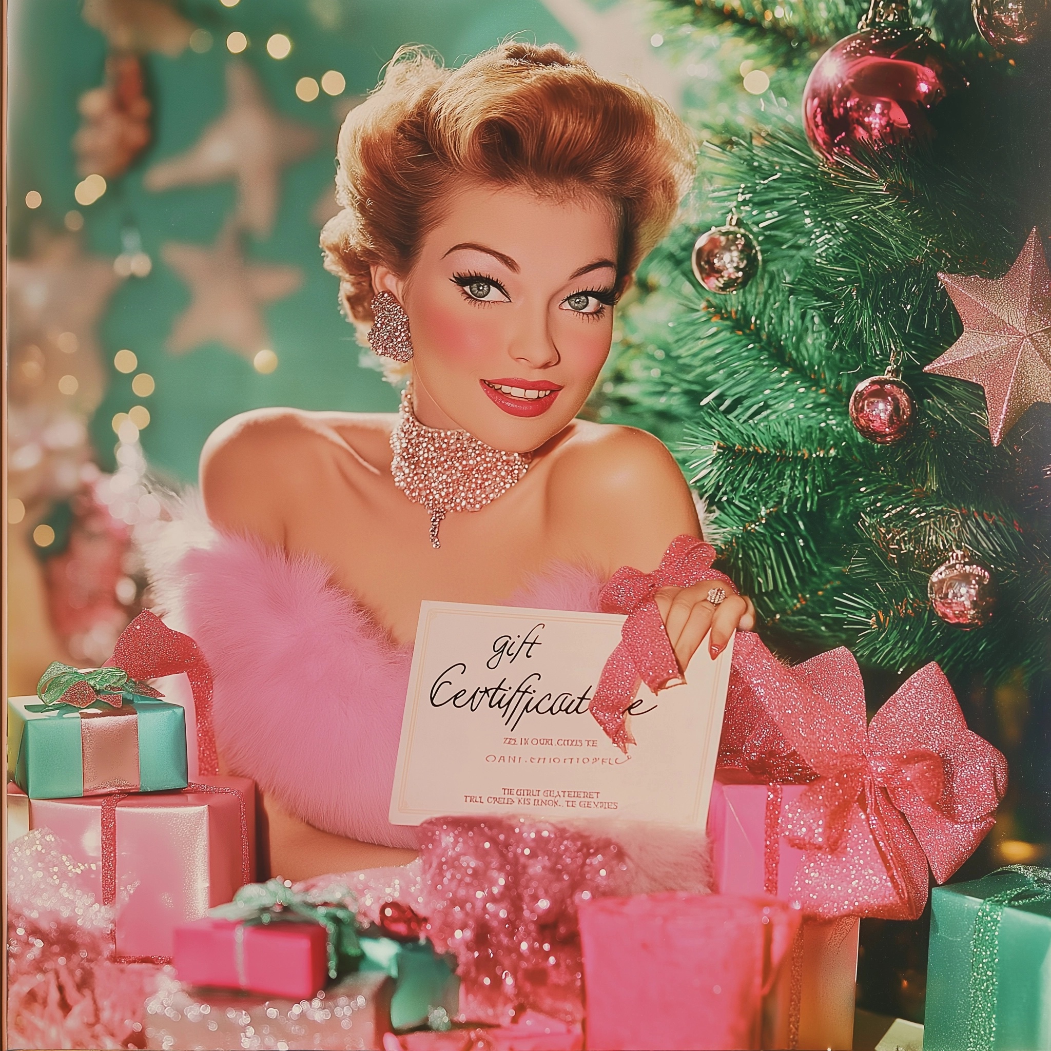 1950's Showgirl Holiday: Gift Certificate Wonderland