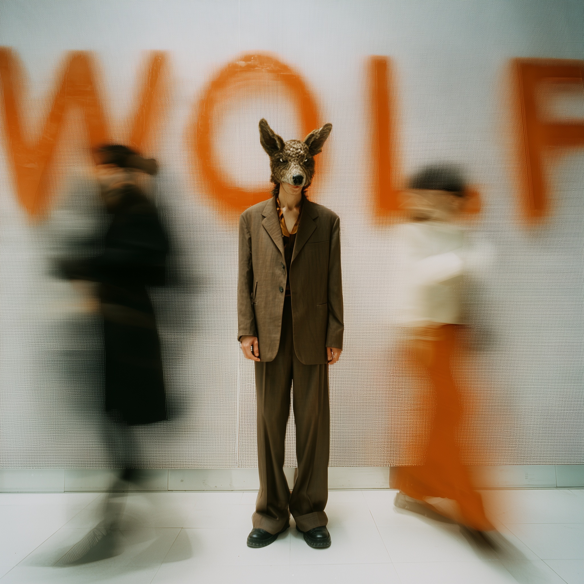 Stillness Amidst Urban Motion: WOLF