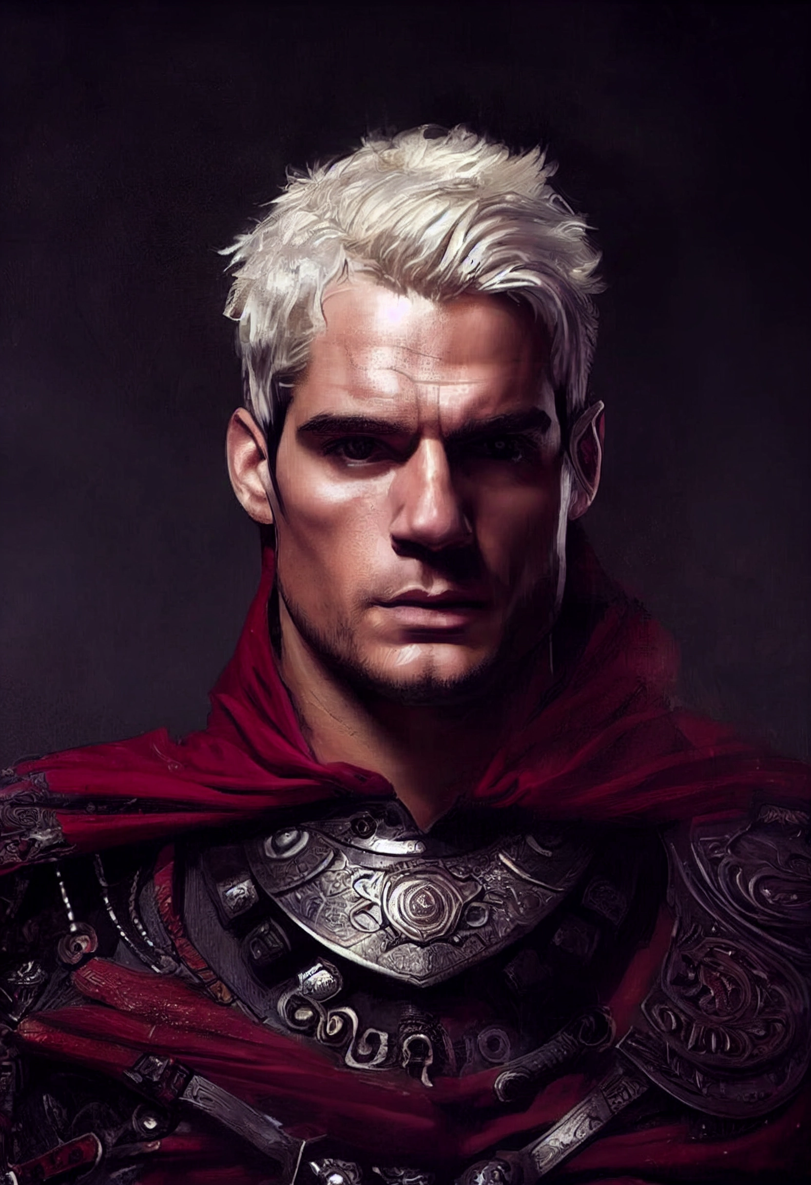 Warrior Henry Cavill: Artgerm Style Concept Art