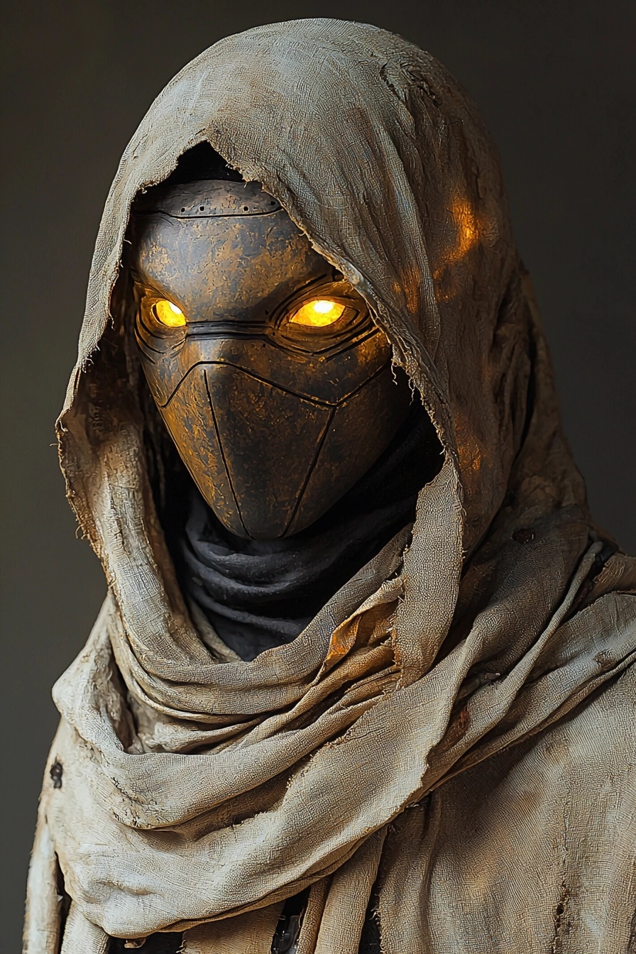 Enigmatic Desert Prophet Mask: Ancient Mystique