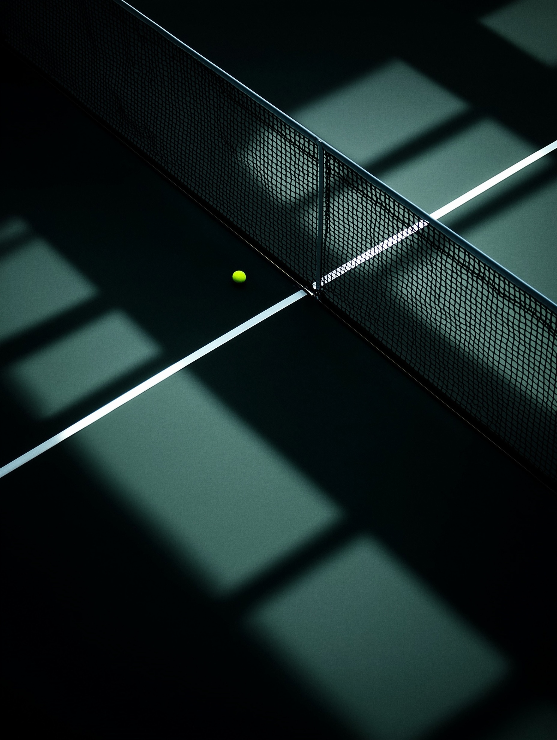 Stunning Black Clay Tennis Court Showcase