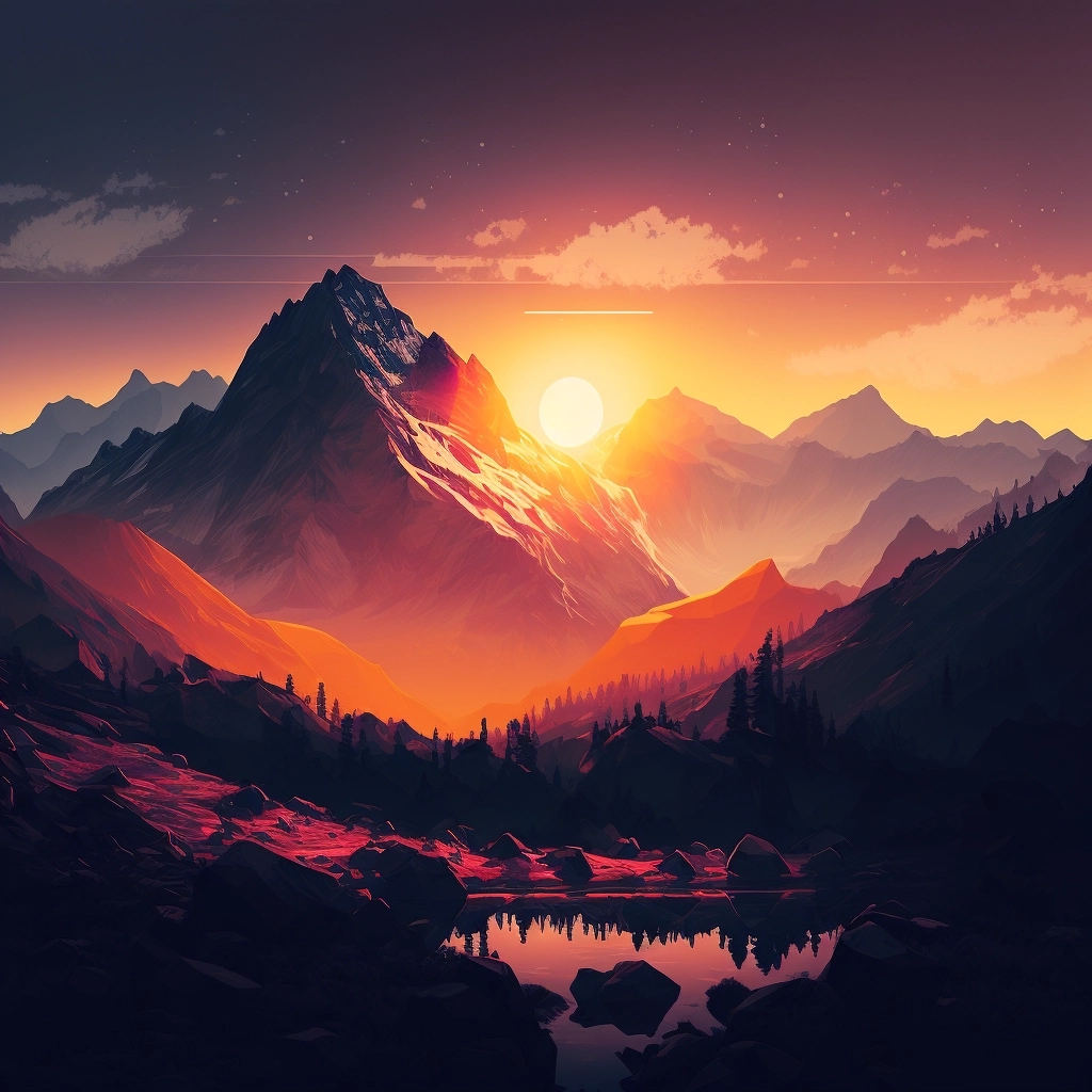 Mountain Sunrise: A Breathtaking View