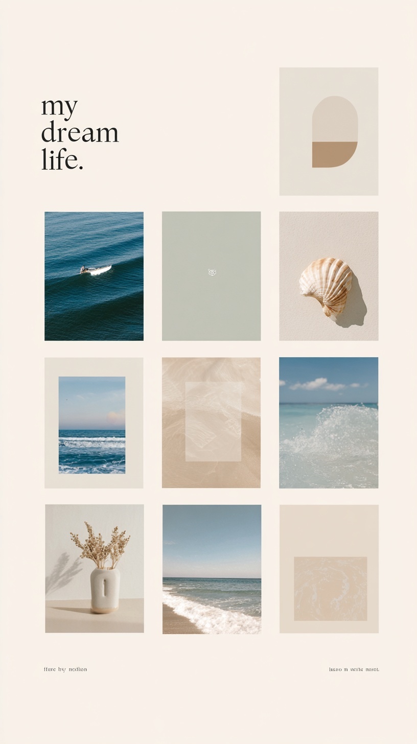 Envision Your Dream Life by the Serene Blue Sea