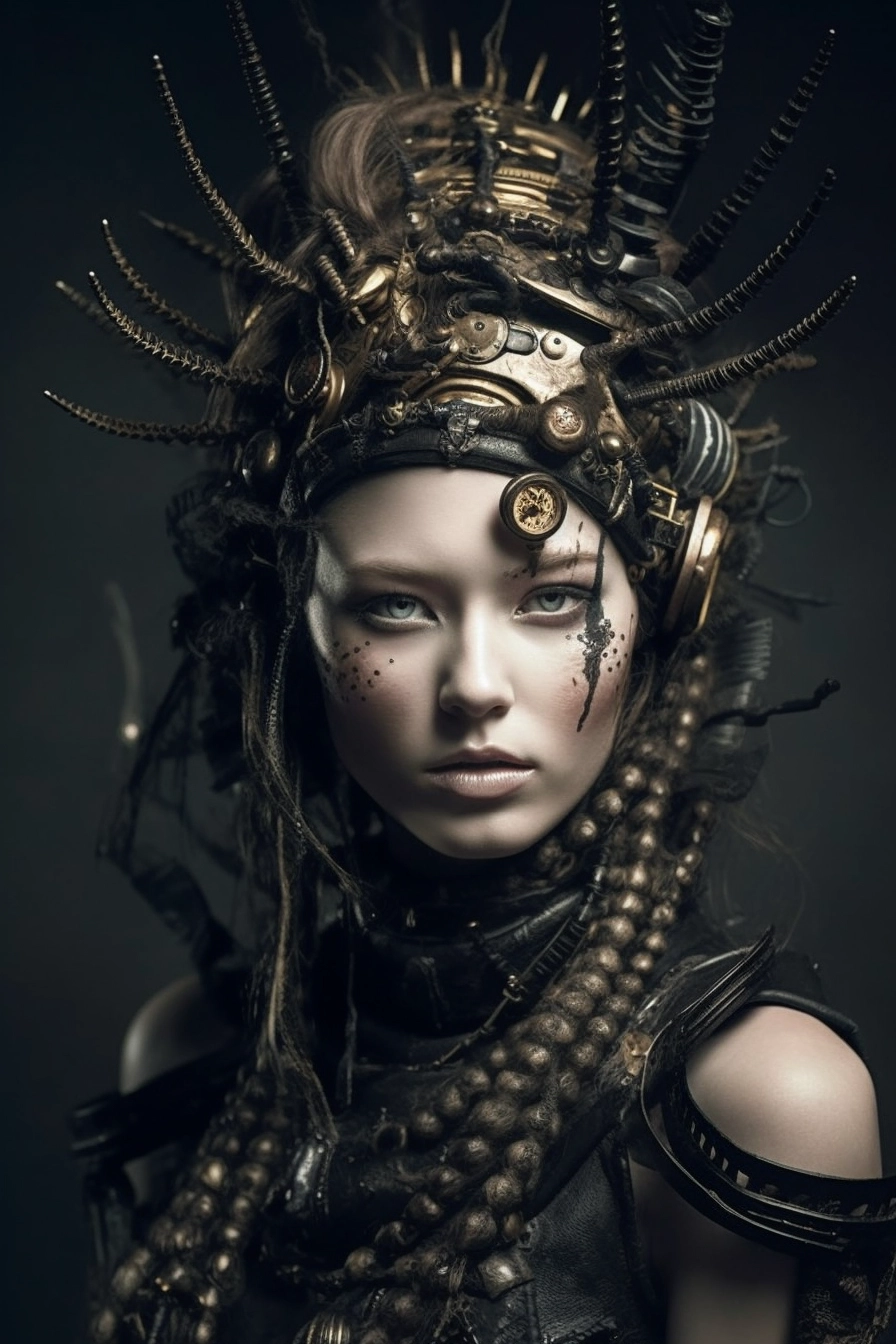 Surreal Cybergoth Fashion for Dystopian Ziggurats