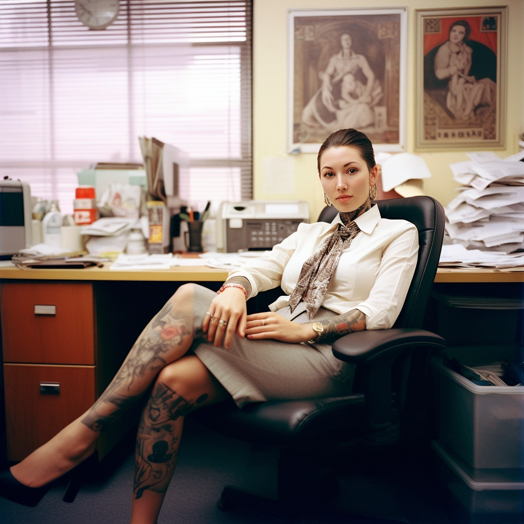 Yakuza-Inspired Businesswoman: Kodak Moment