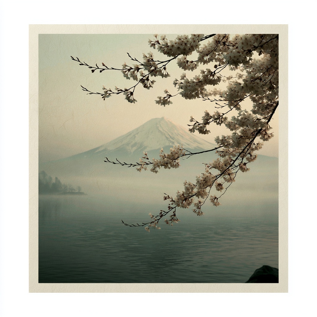 Serene Mount Fuji Sunrise Art Print for Your Home