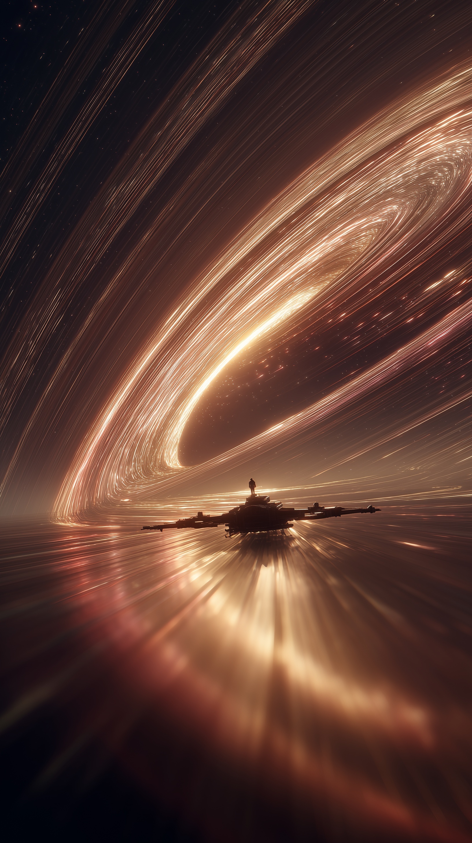 Cosmic Beauty: Journey to a Black Hole's Edge