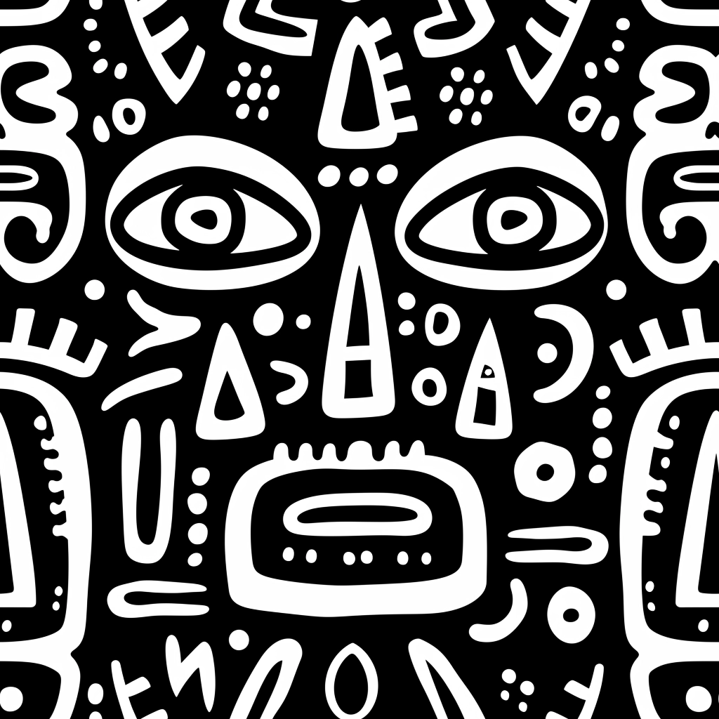 Totem Art: Intricate Symbolic Symbols In Bold 2d Vector • PromptDen