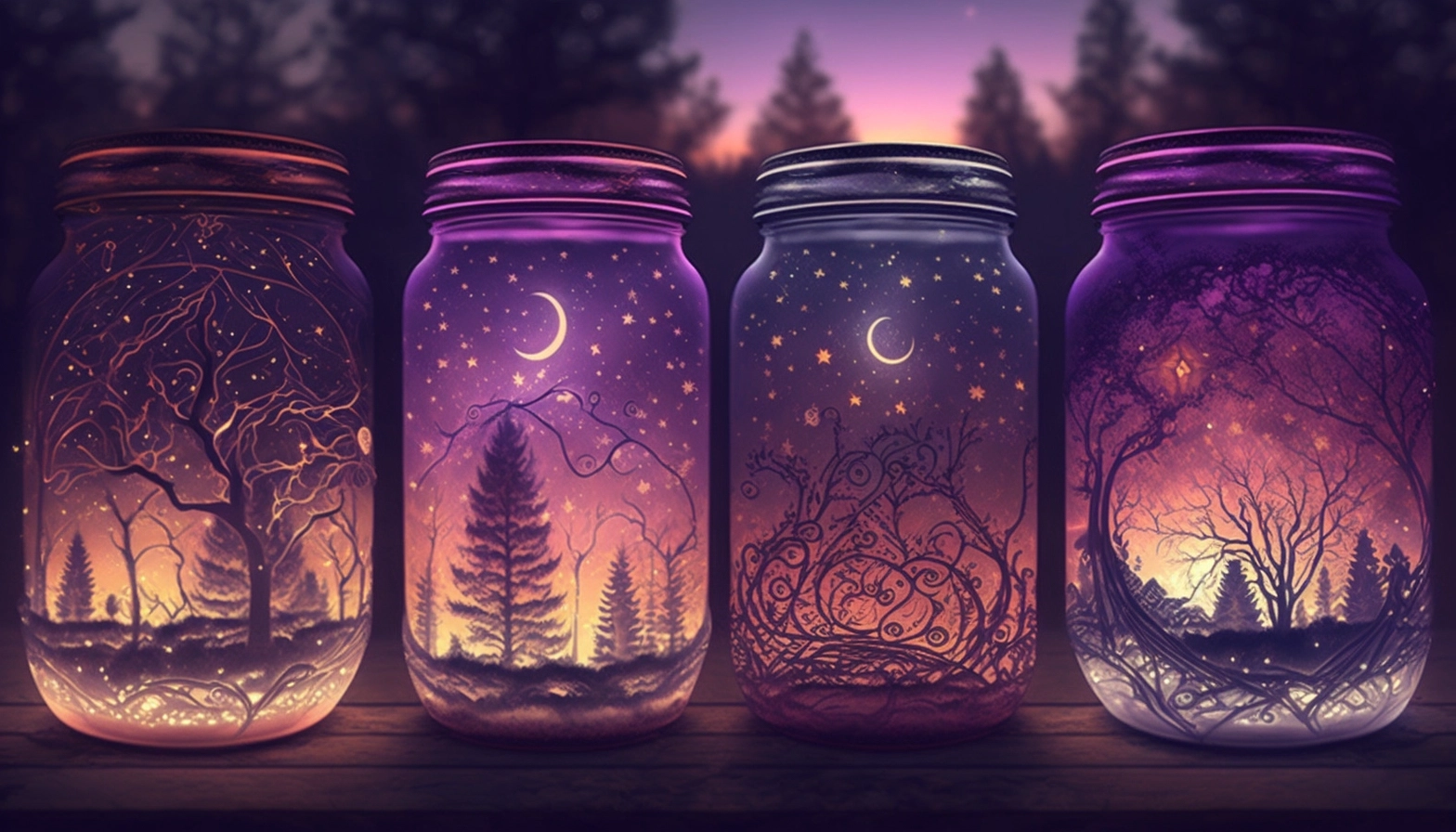 Galactic Mason Jars for Cosmic Decor