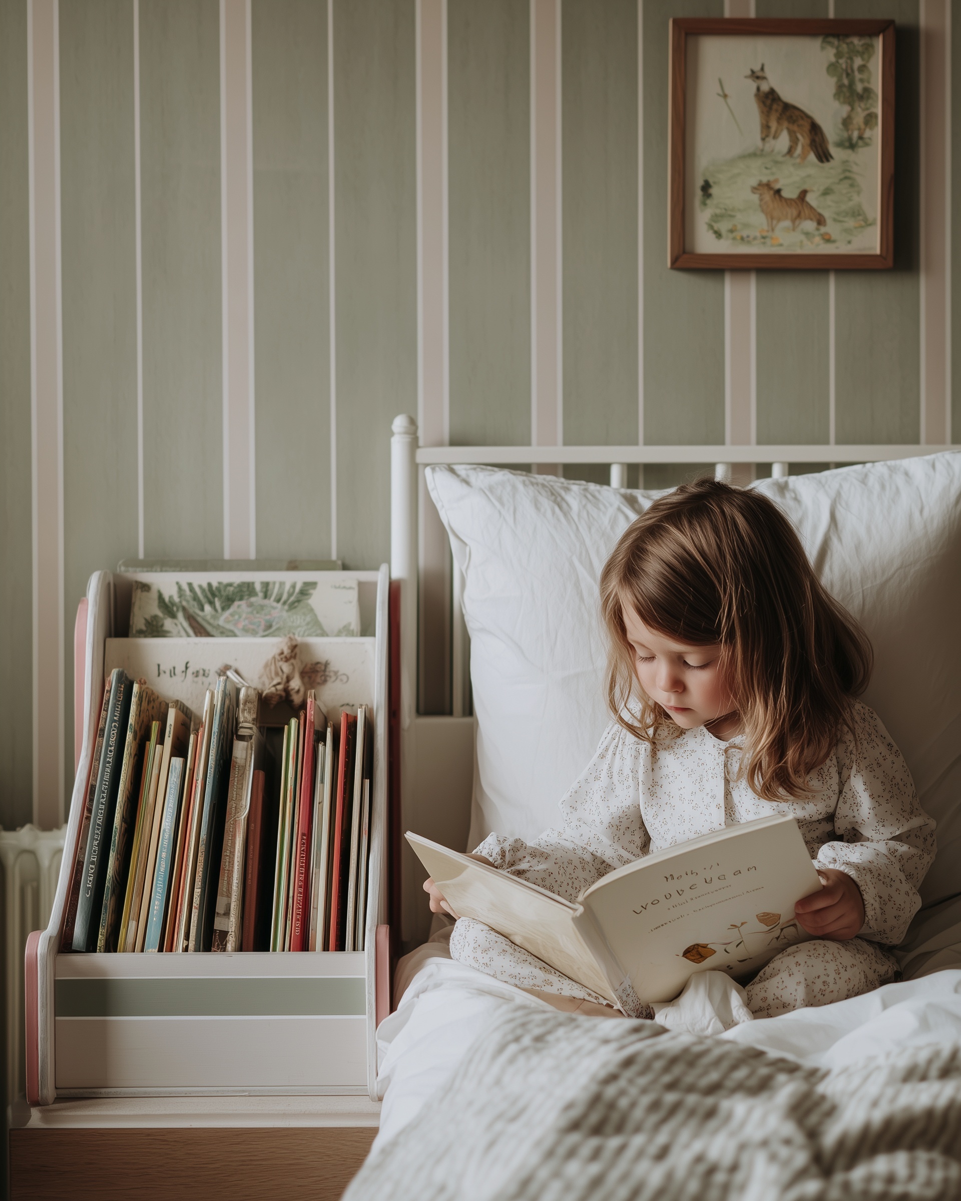 Cozy Scandinavian Kids' Reading Nook Inspiration