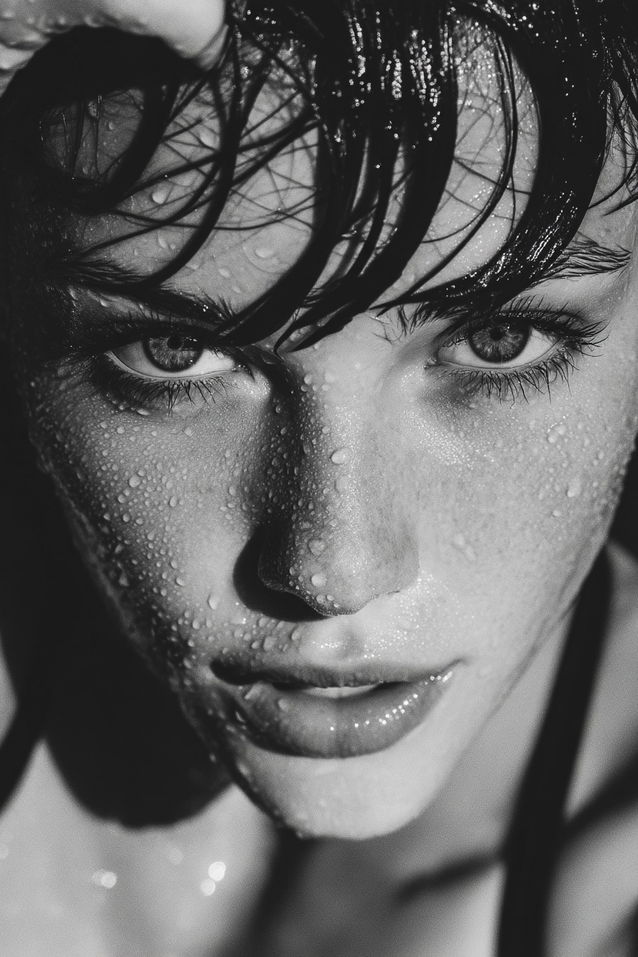 Striking Black and White Portraits: Fierce Elegance