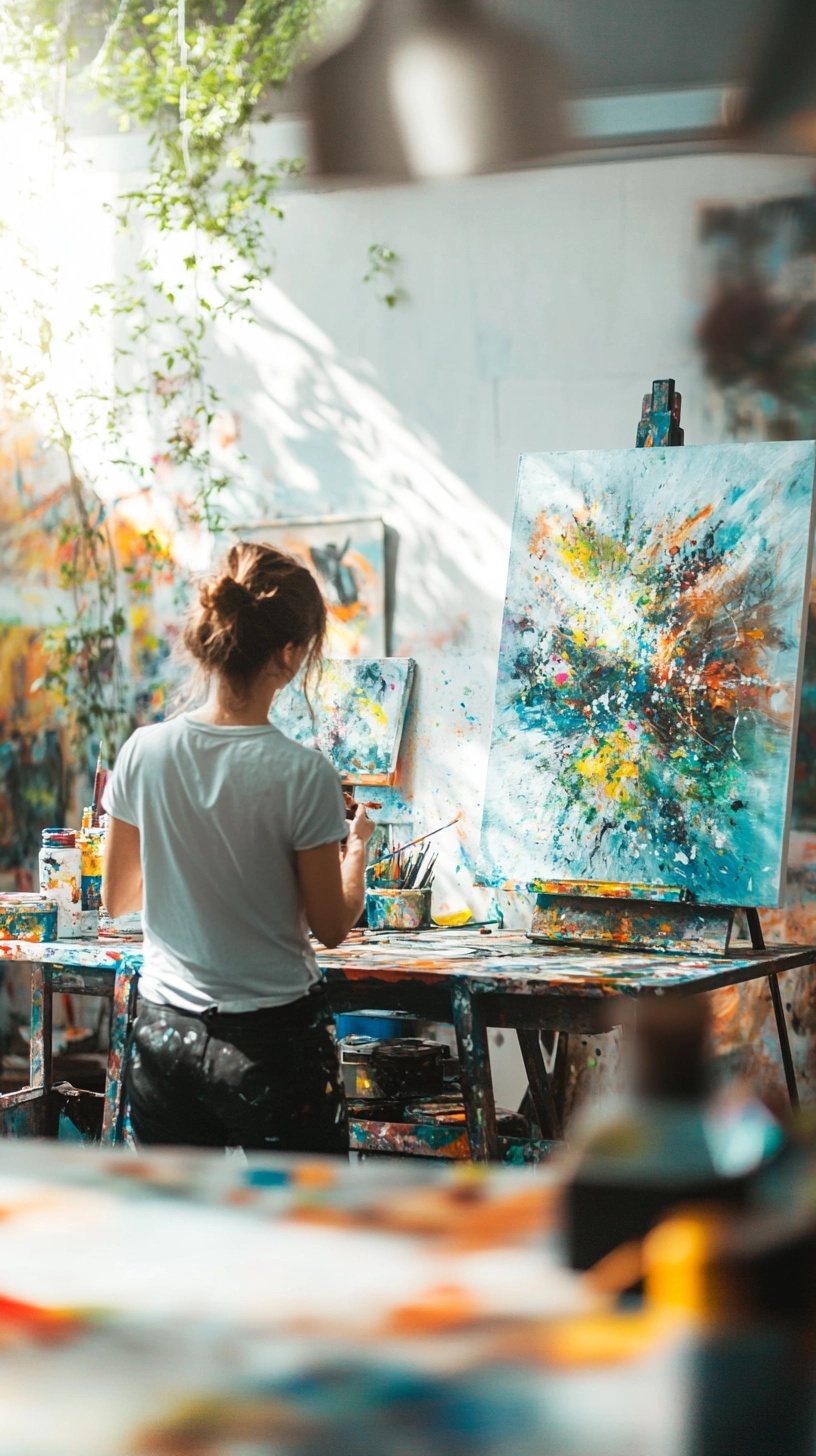 Unleash Your Creativity in a Vibrant Art Studio